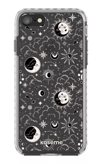 iPhone 8 Clear Case - White Milky Way White Clear Case -