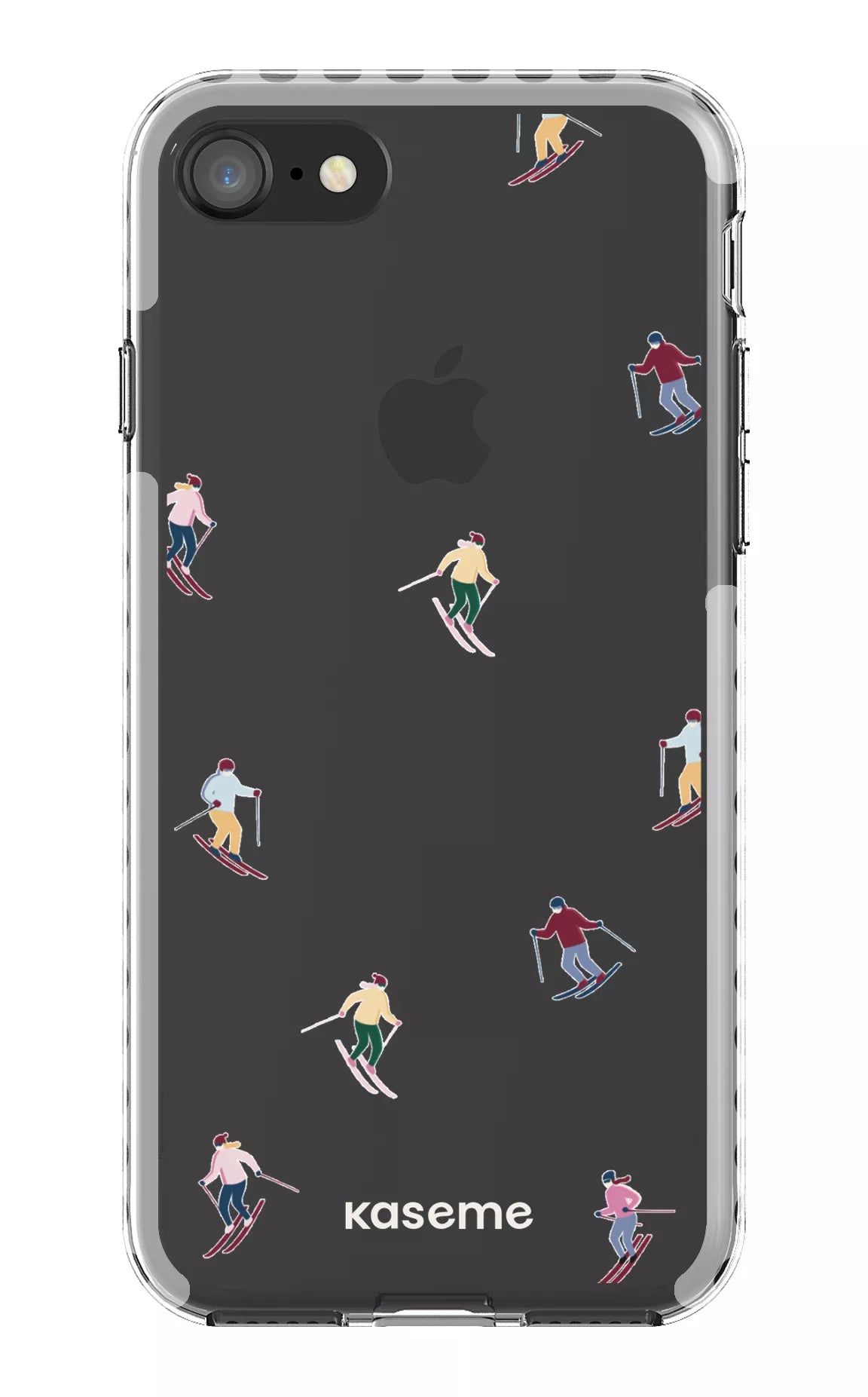 iPhone 8 Clear Case - White Slope Clear Case -