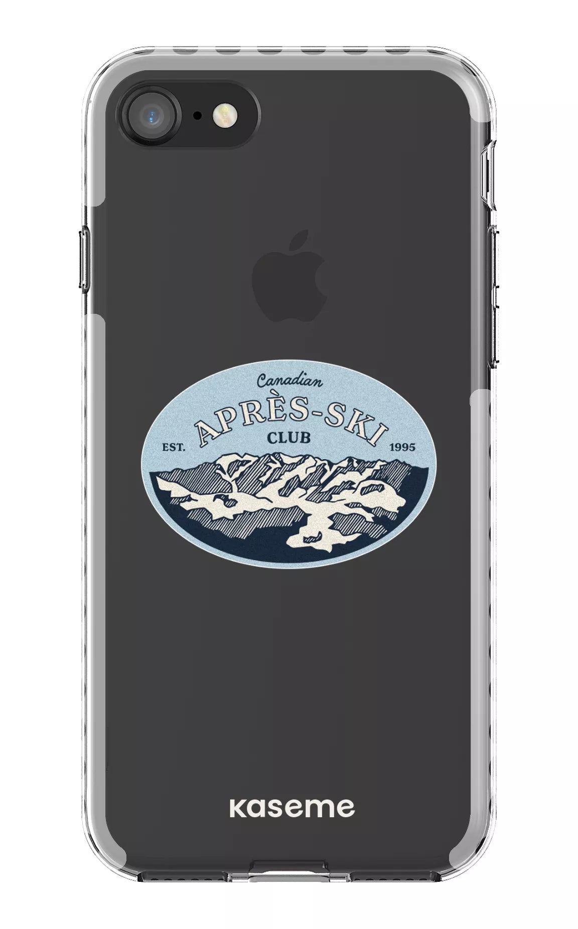 iPhone 8 Clear Case - White Whistler Clear Case -