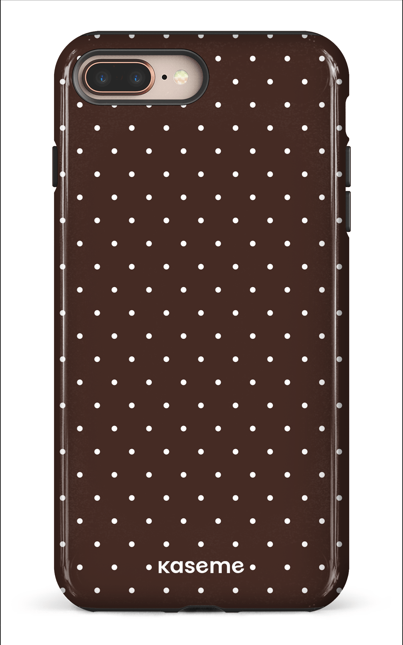 iPhone 8 Plus Tough Ditsy Brown -