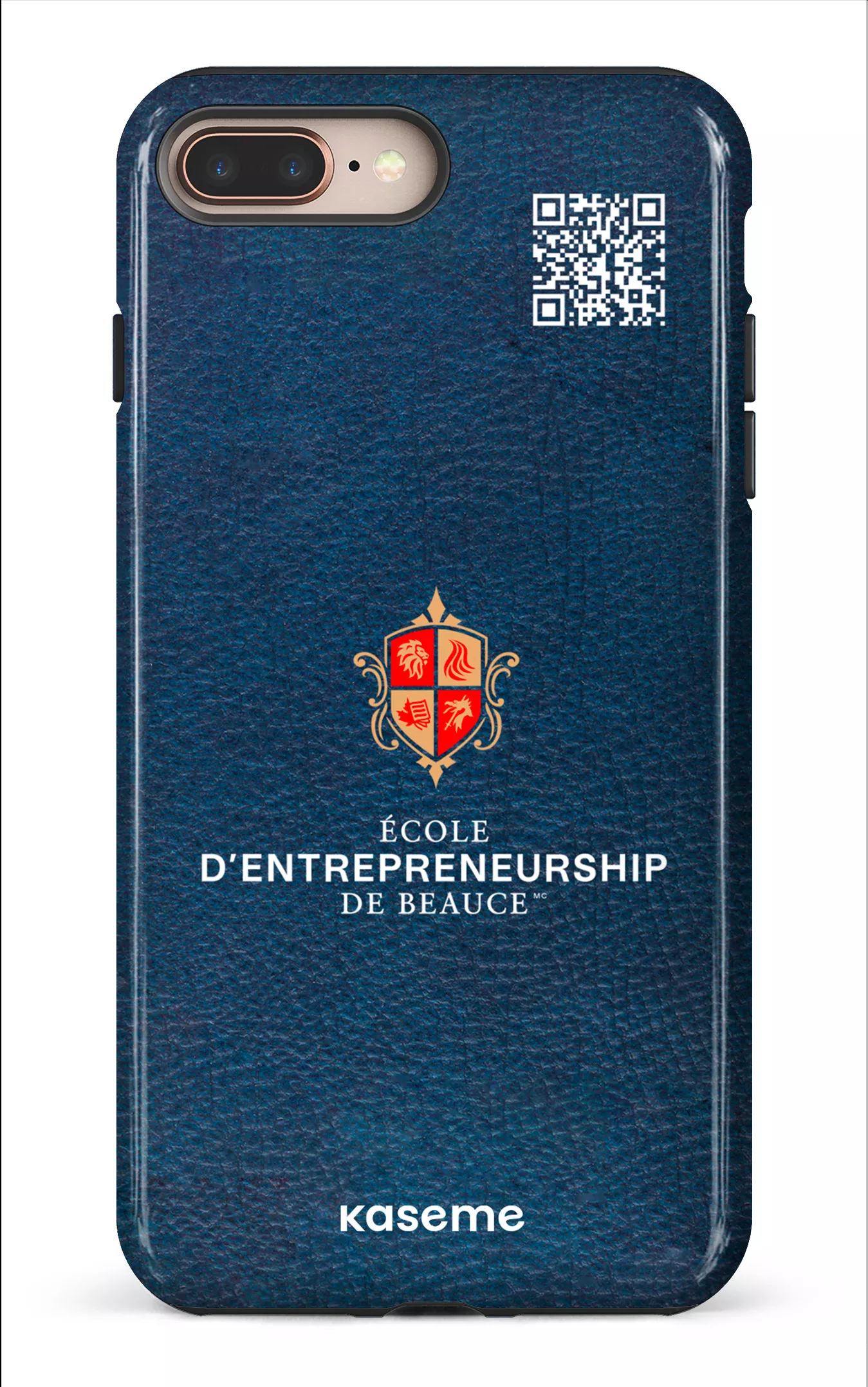 iPhone 8 Plus Tough EEB Bleu QR -