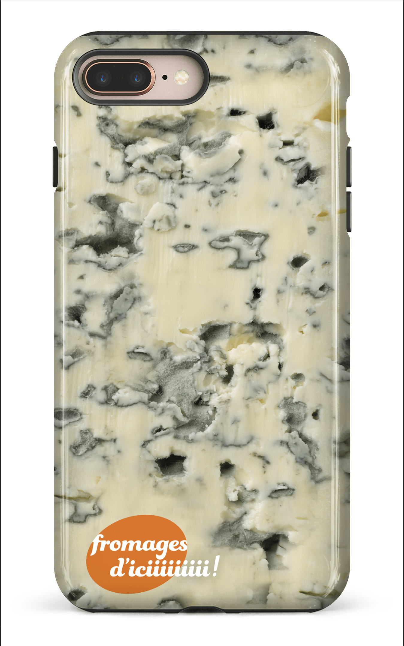 iPhone 8 Plus Tough Fromage Bleu Logo -