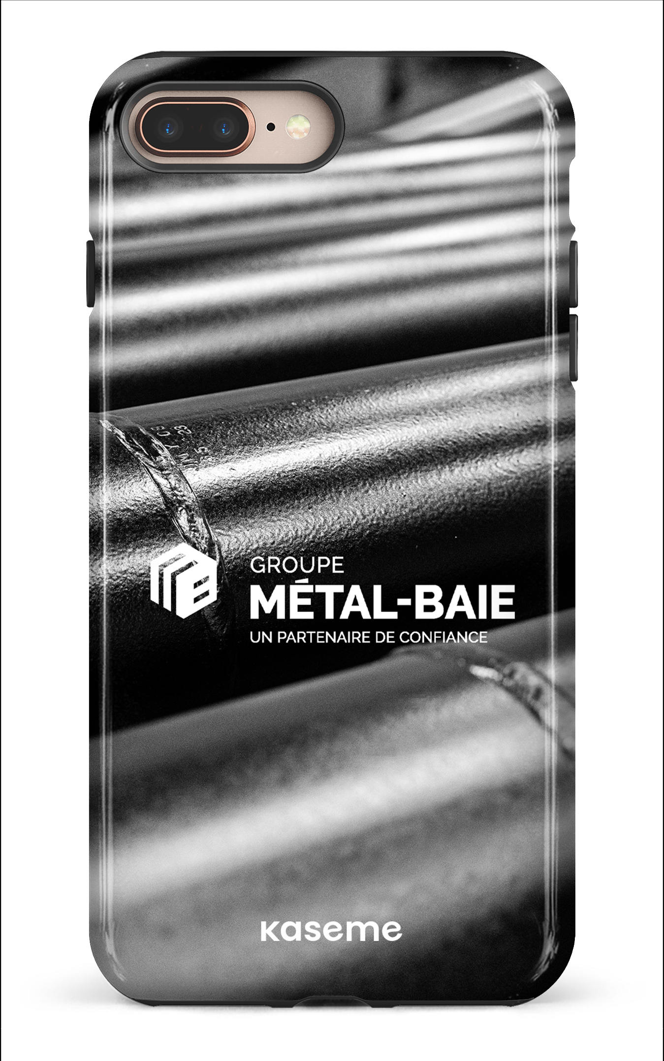 iPhone 8 Plus Tough Les tuyaux par Métal-Baie -