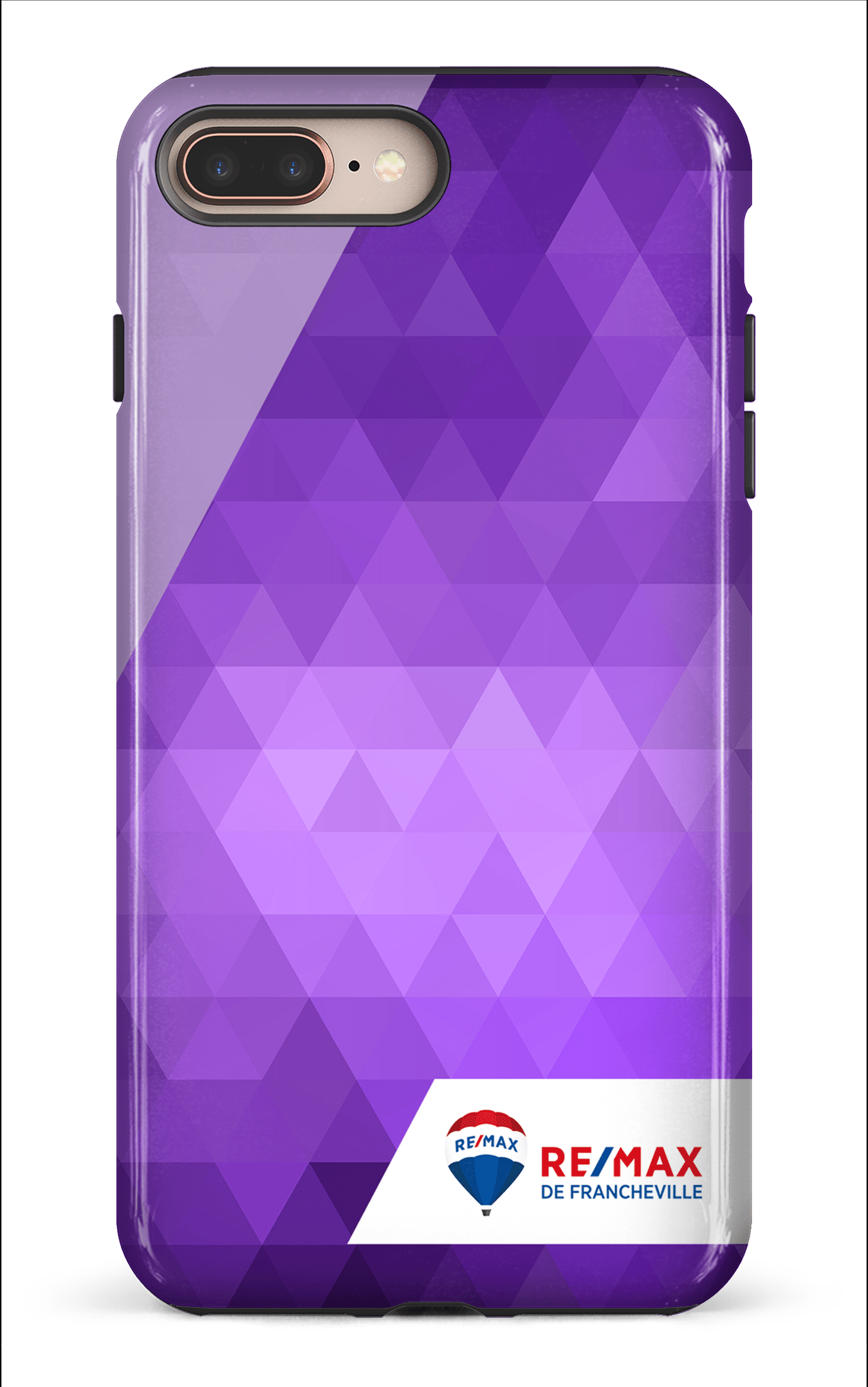 iPhone 8 Plus Tough Motif Triangle de Francheville -