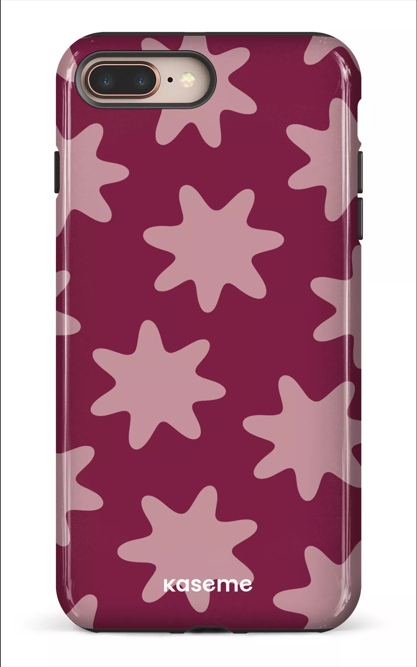 iPhone 8 Plus Tough Unframed Burgundy -