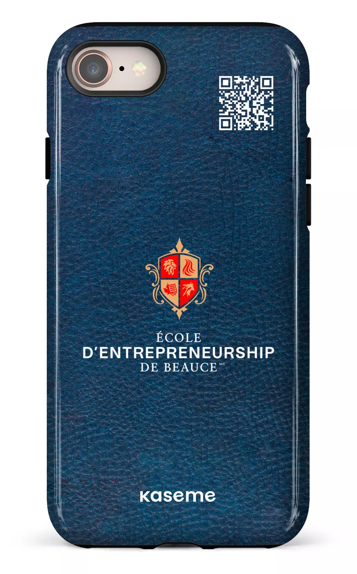 iPhone 8 Tough EEB Bleu QR -