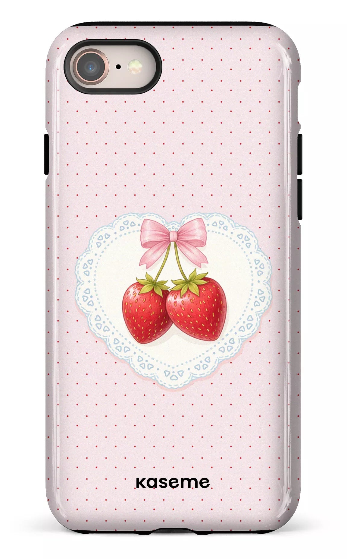 iPhone 8 Tough Fresa Lace Pink -