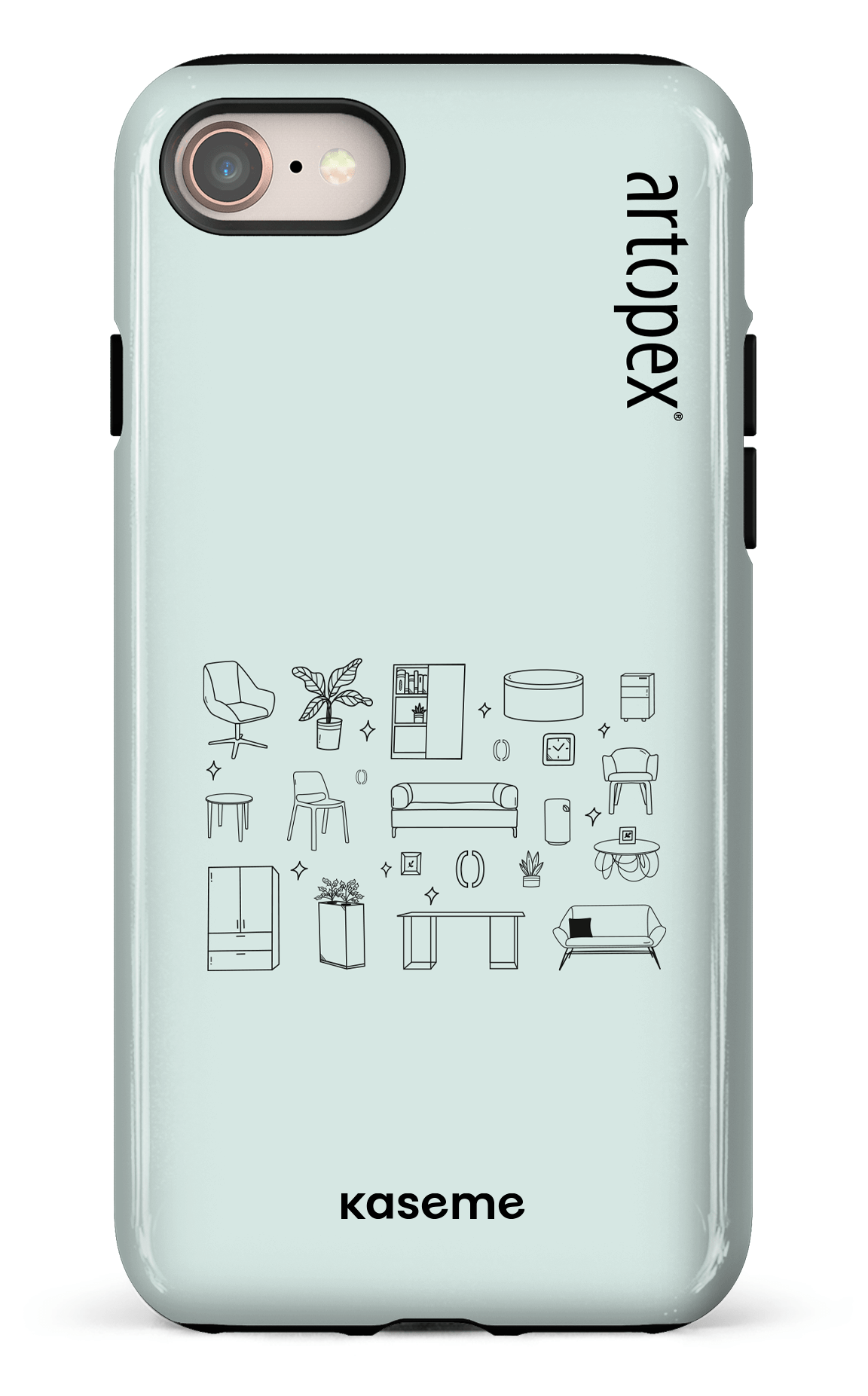 iPhone 8 Tough L'essentiel menthe par Artopex -