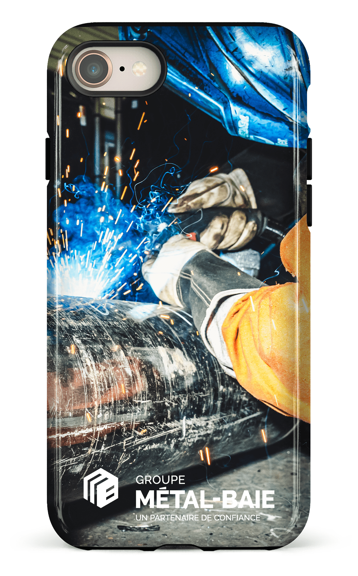 iPhone 8 Tough Soudure par Métal-Baie -