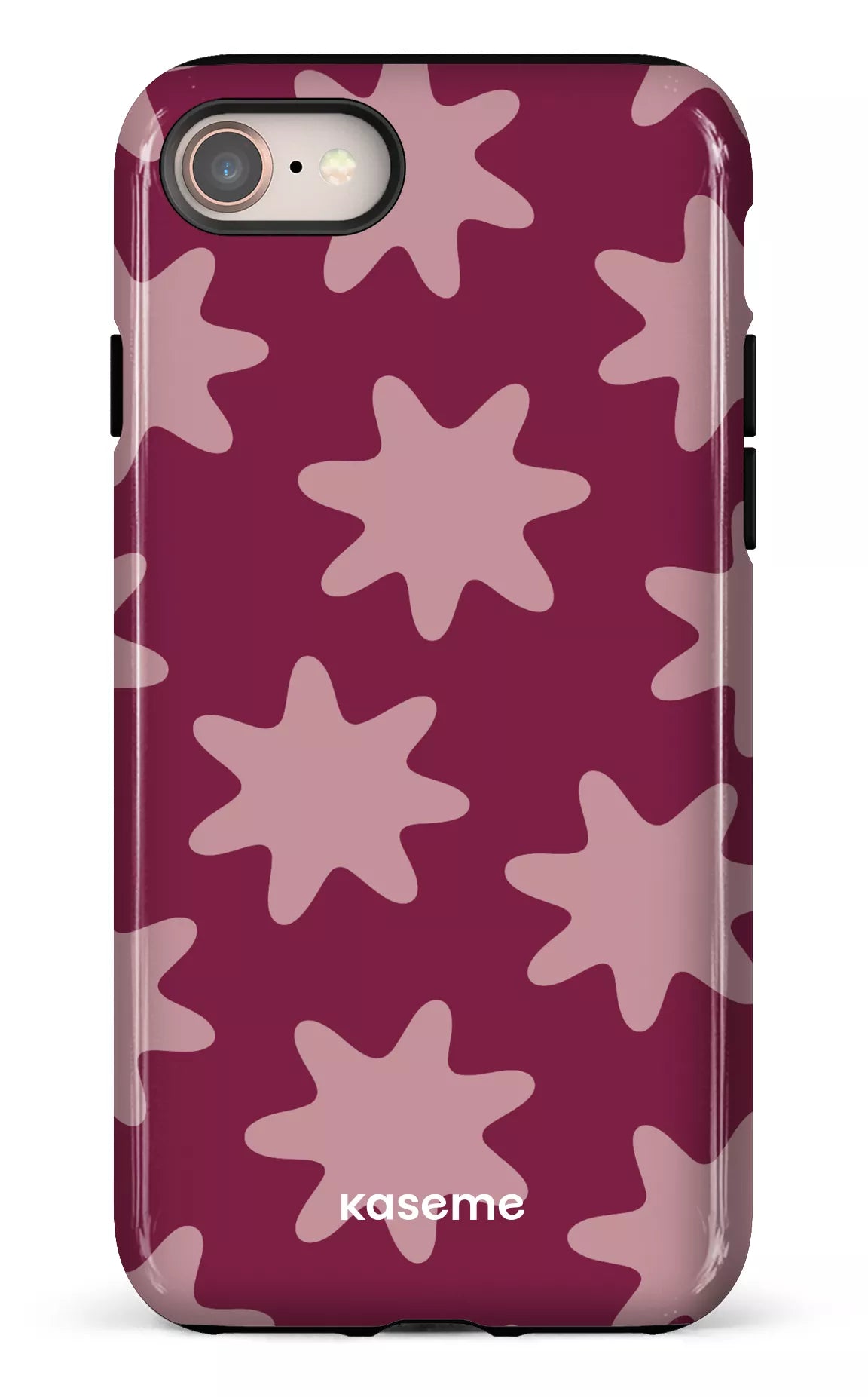 iPhone 8 Tough Unframed Burgundy -