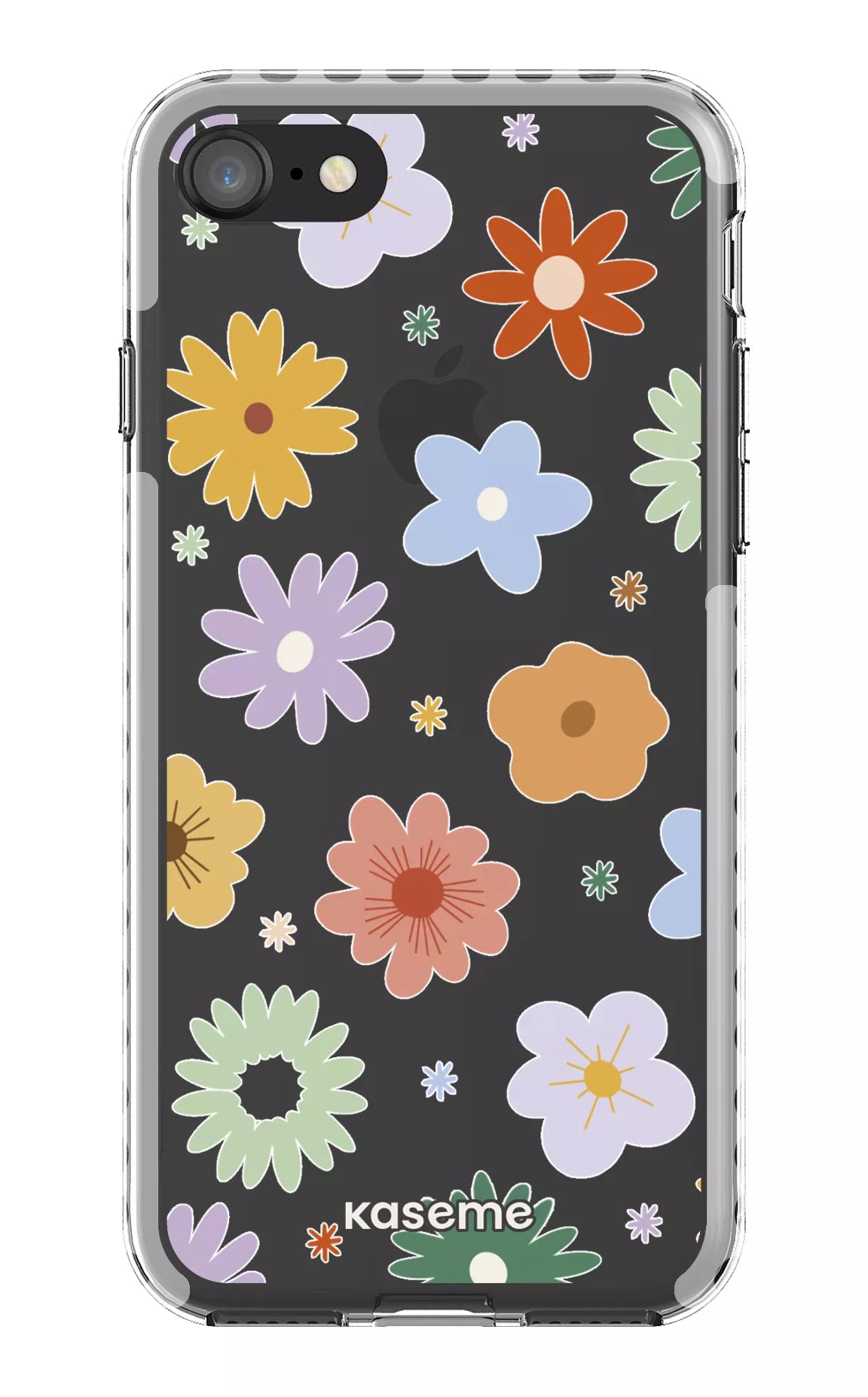 iPhone SE Clear Case - White Adore Clear Case -