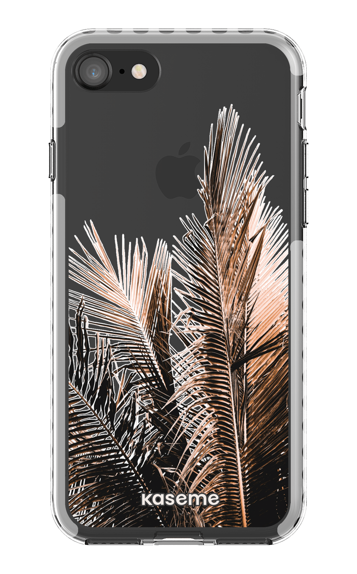 iPhone SE Clear Case - White Cali Clear Case -