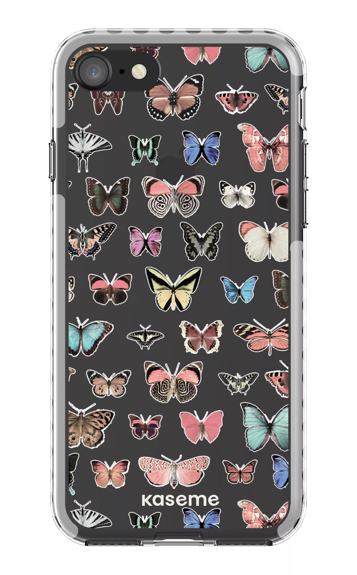 iPhone SE Clear Case - White Paloma Clear Case -