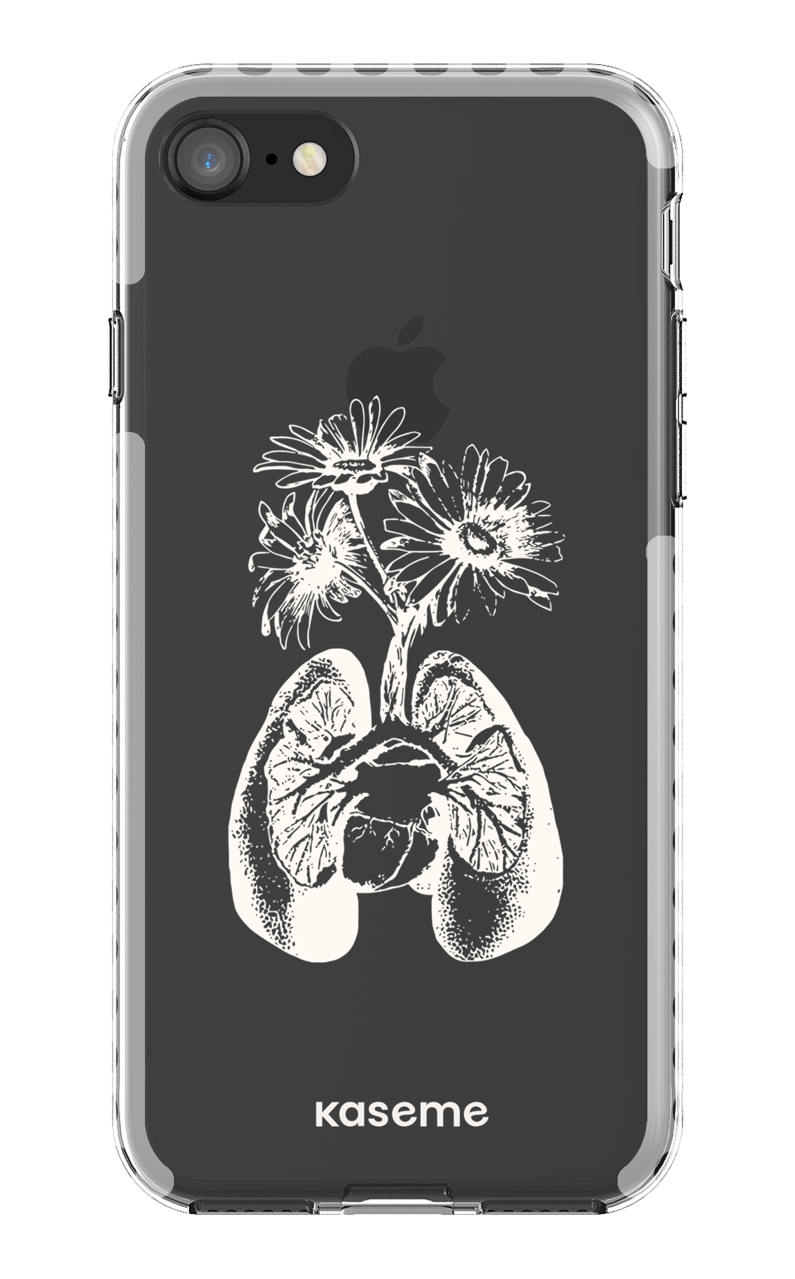 iPhone SE Clear Case - White Revival Clear Case -