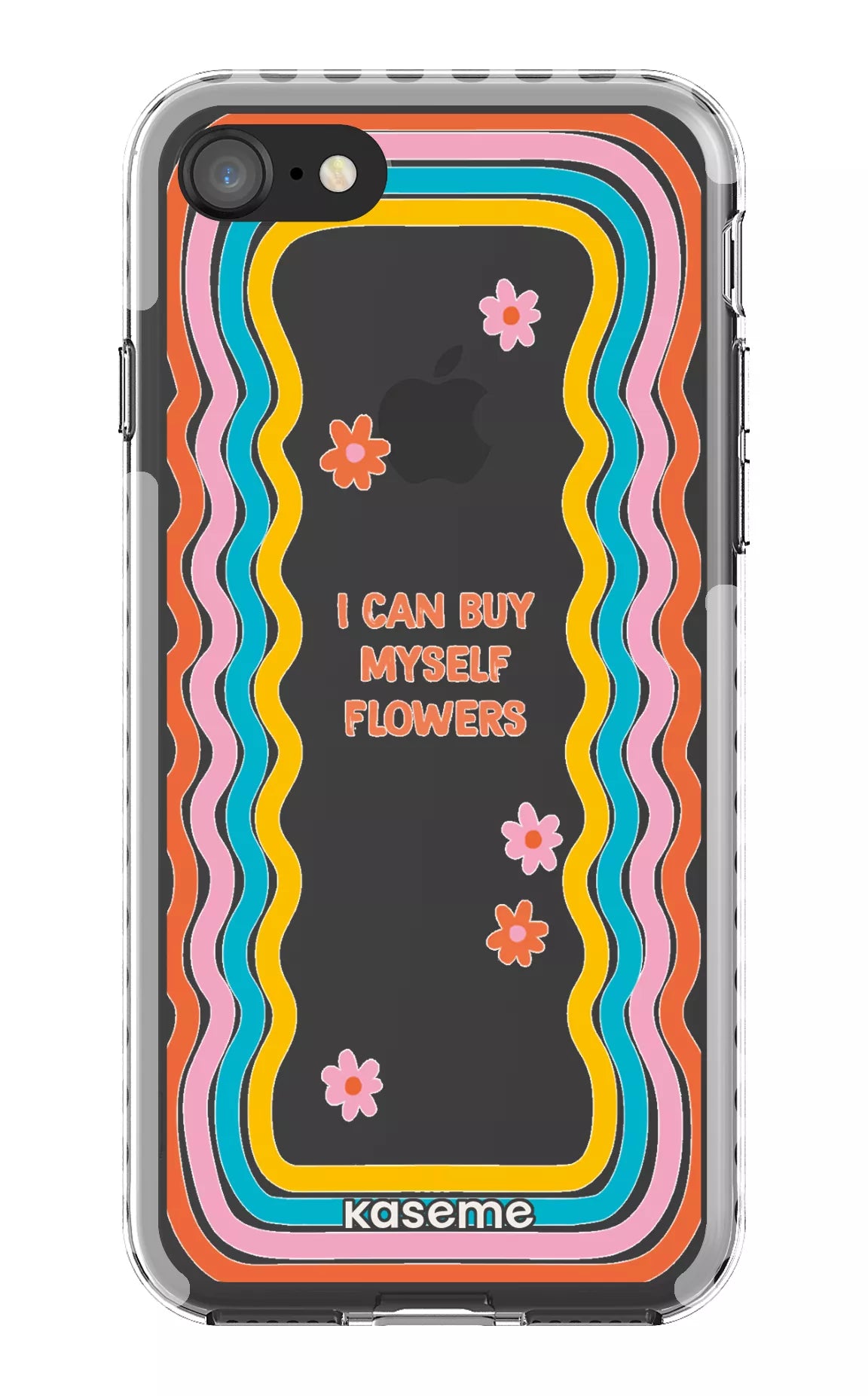 iPhone SE Clear Case - White She Can Clear Case -