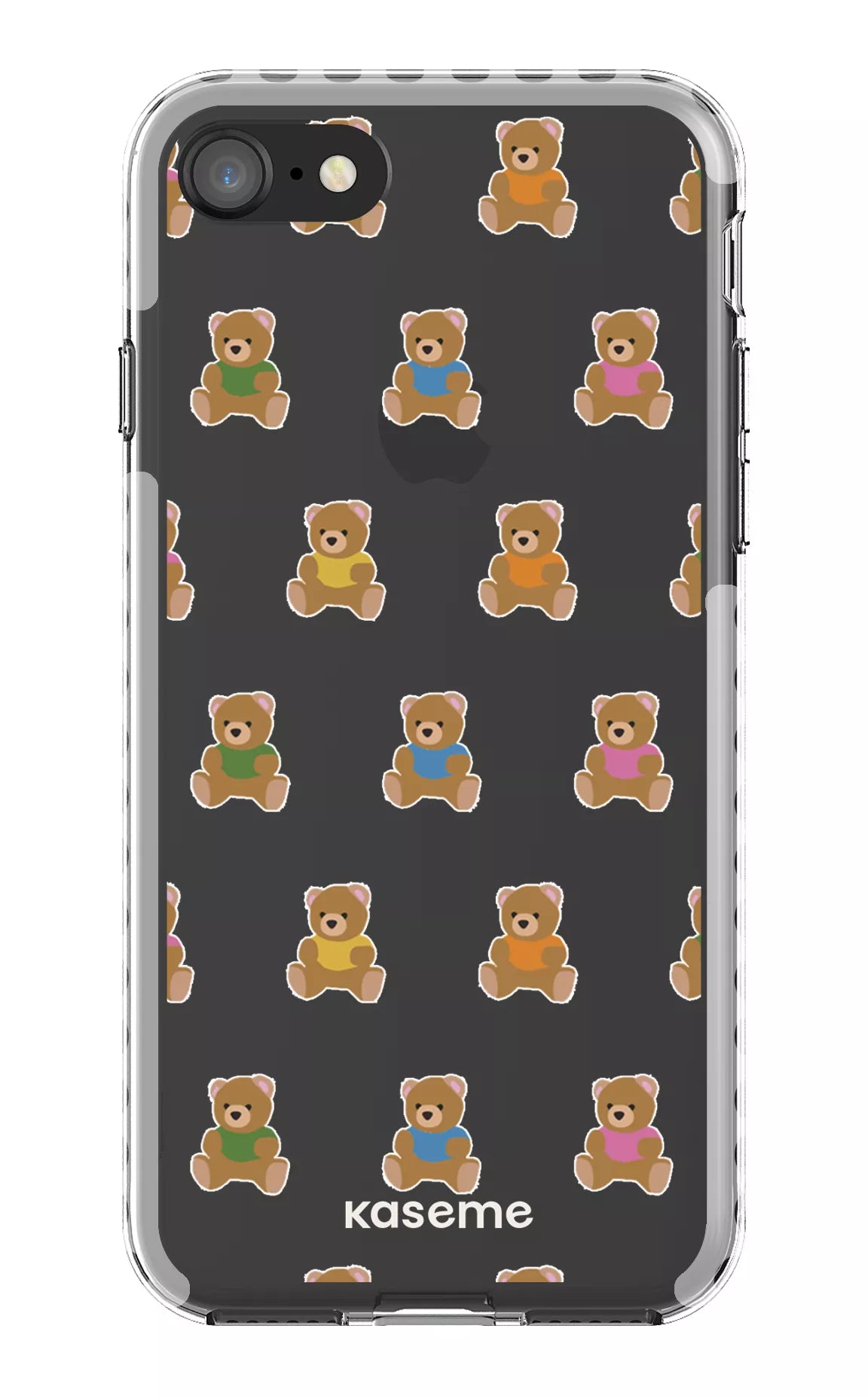 iPhone SE Clear Case - White Teddy Clear Case -