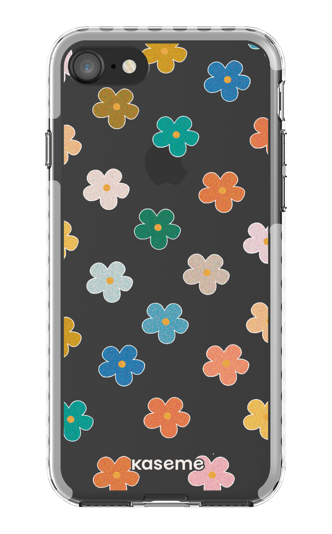 iPhone SE Clear Case - White Woodstock Clear Case -