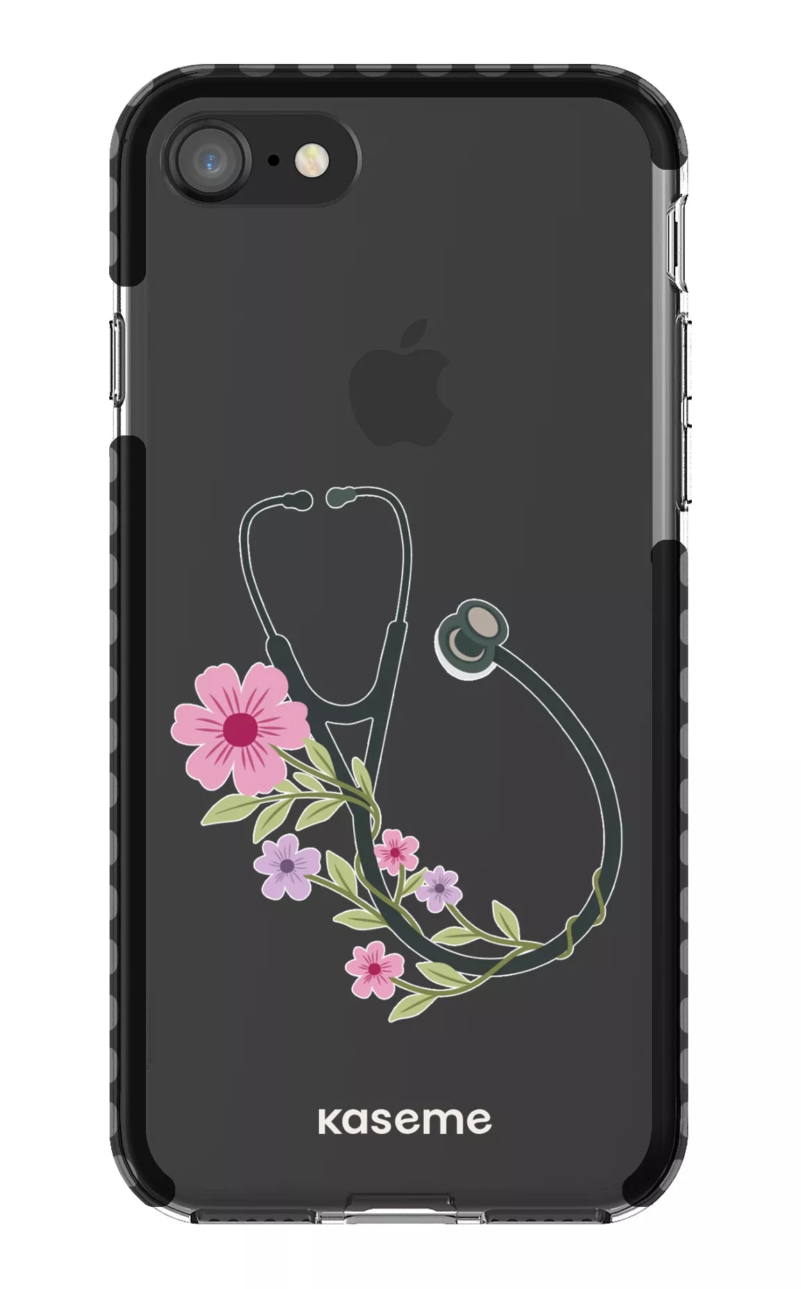 iPhone SE Clear Case Black Blossom Beat Clear Case -