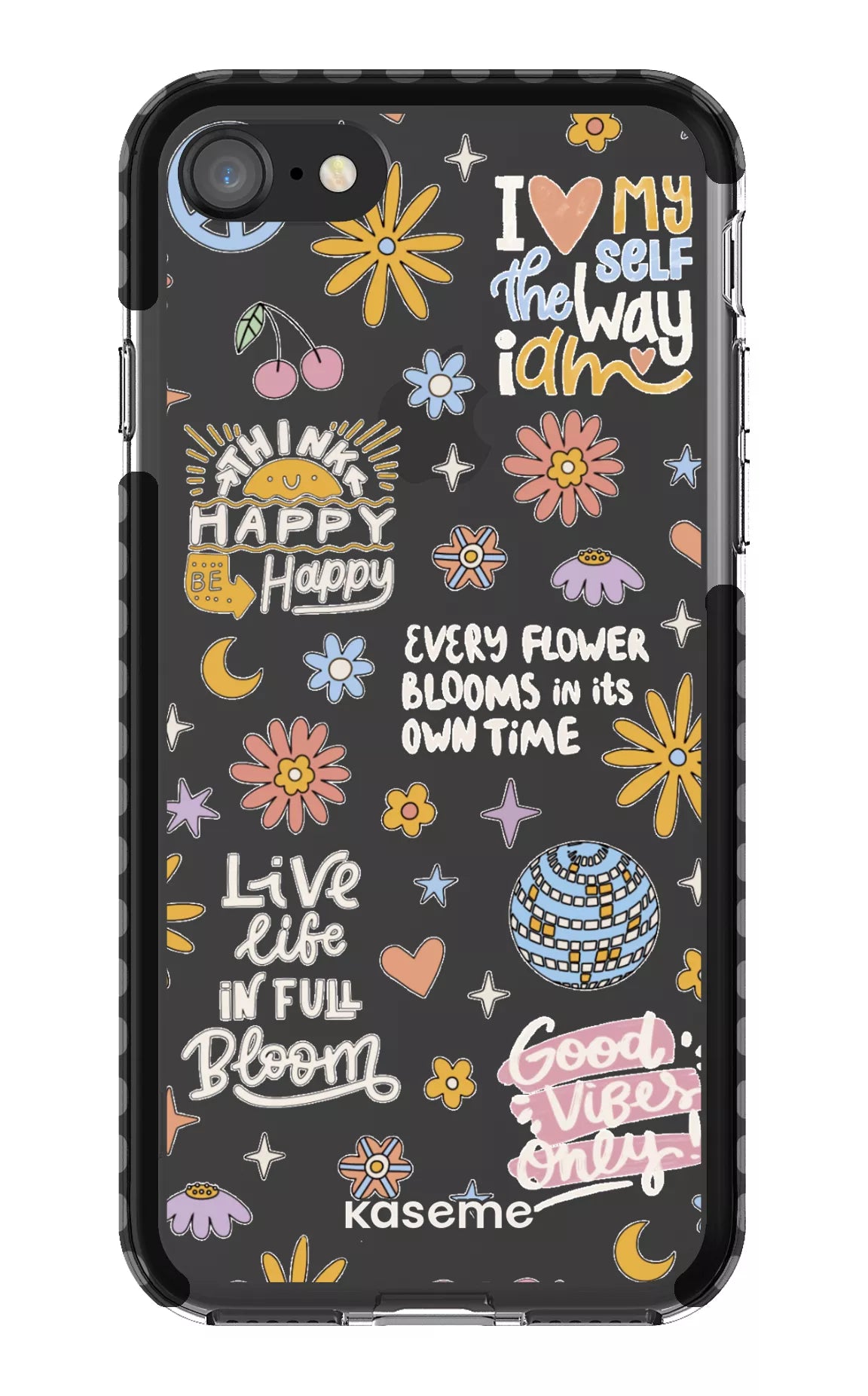 iPhone SE Clear Case Black Candid Clear Case -