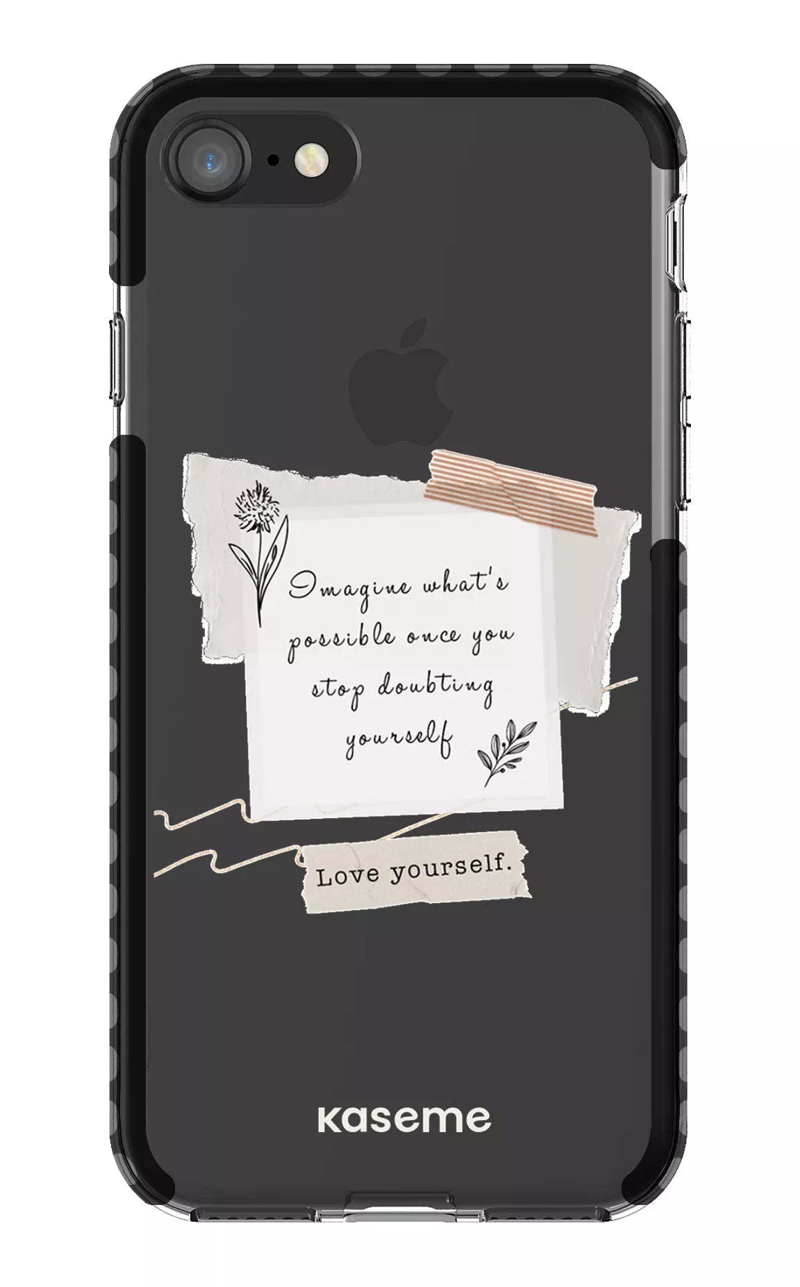 iPhone SE Clear Case Black Faith Clear Case -