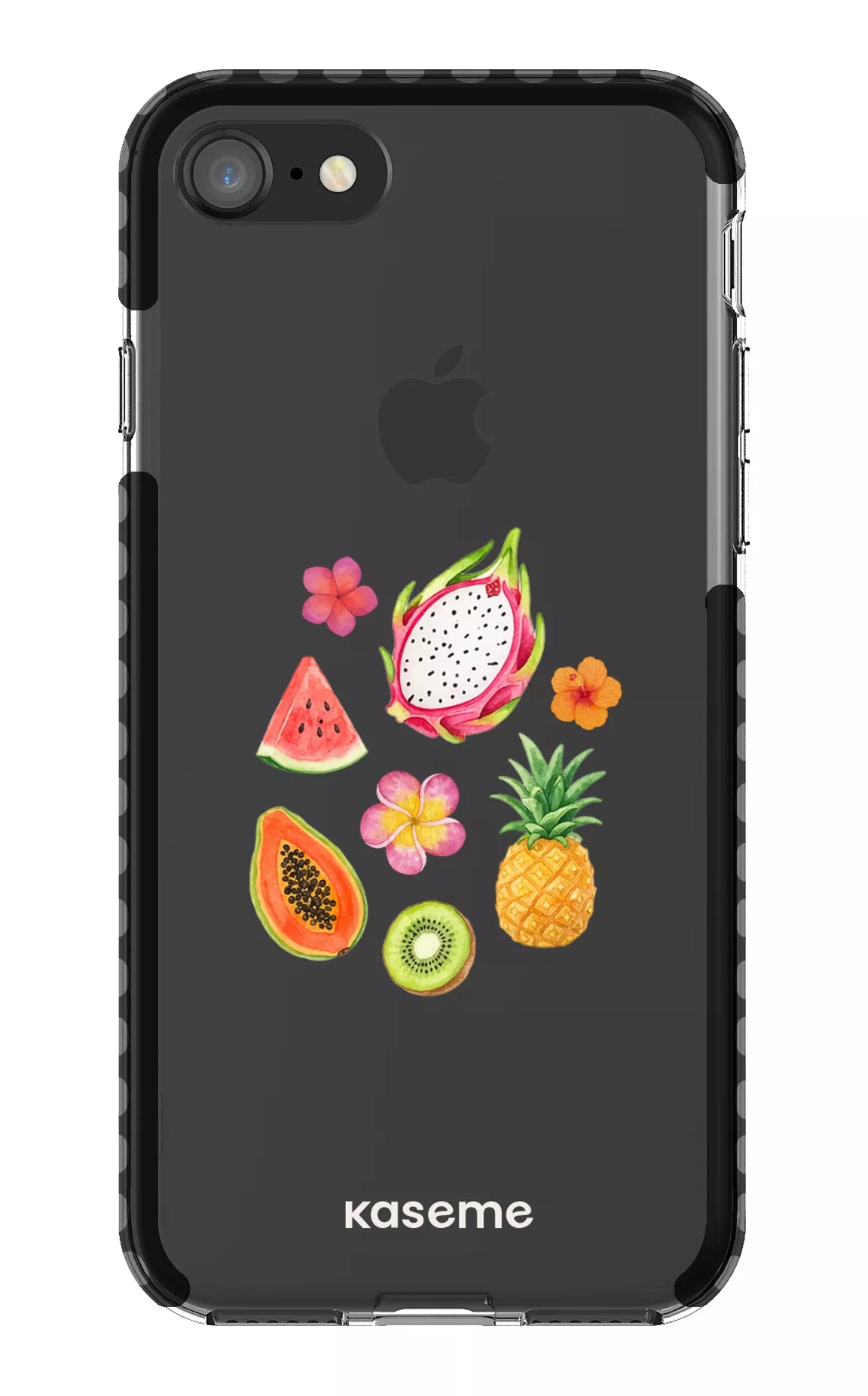 iPhone SE Clear Case Black Fresca Tropicale Clear Case -