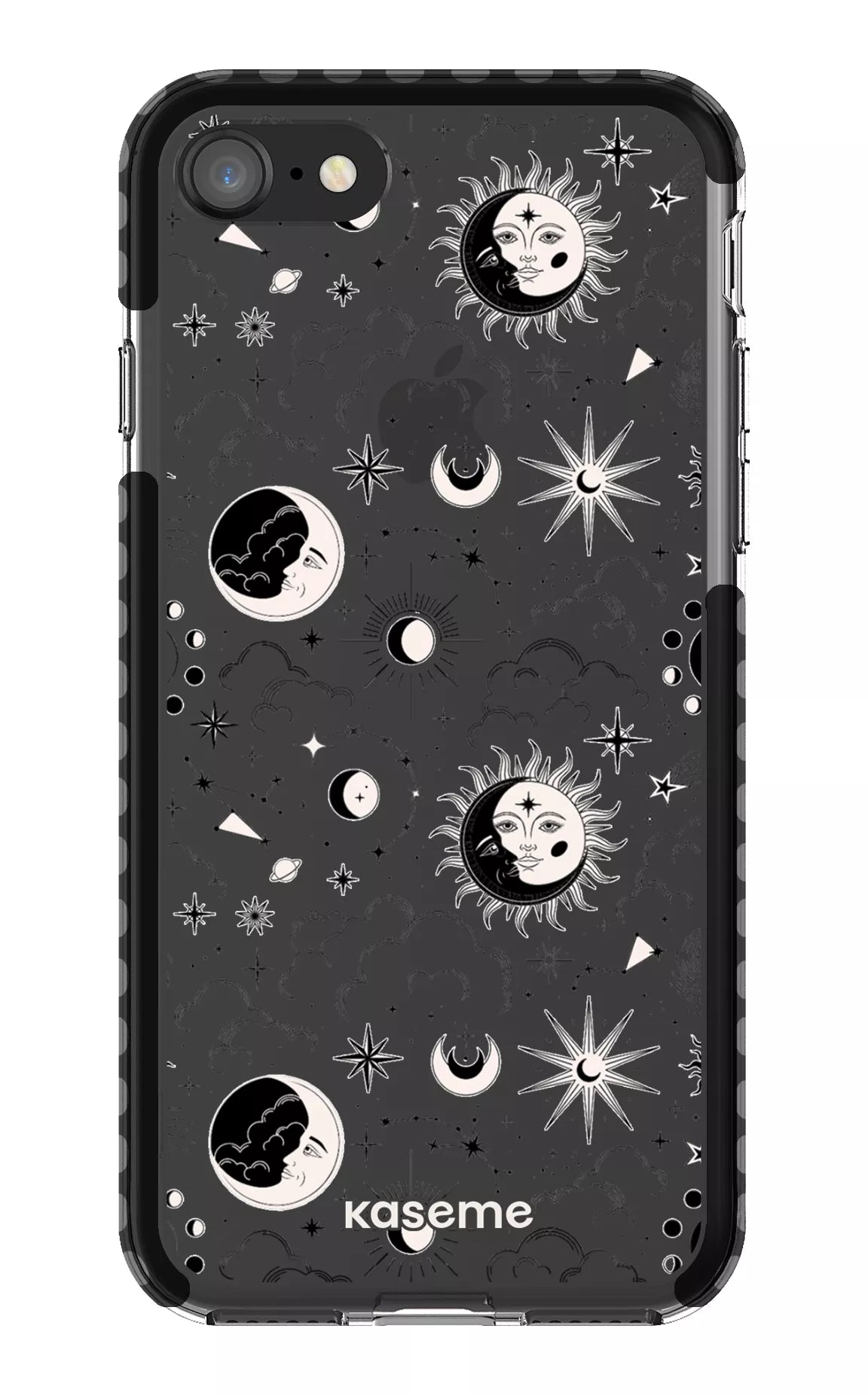 iPhone SE Clear Case Black Milky Way Black Clear Case -