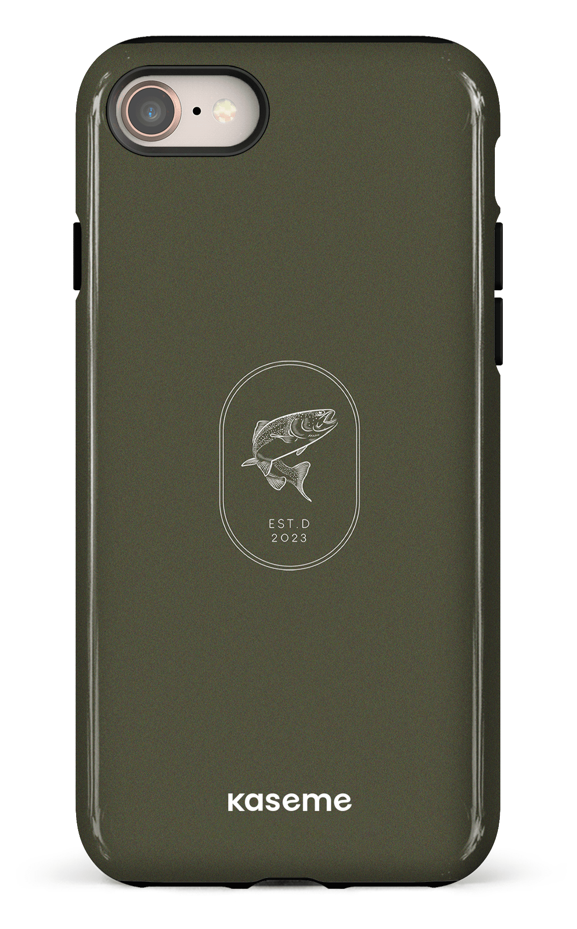 iPhone SE Tough Fishing Green -