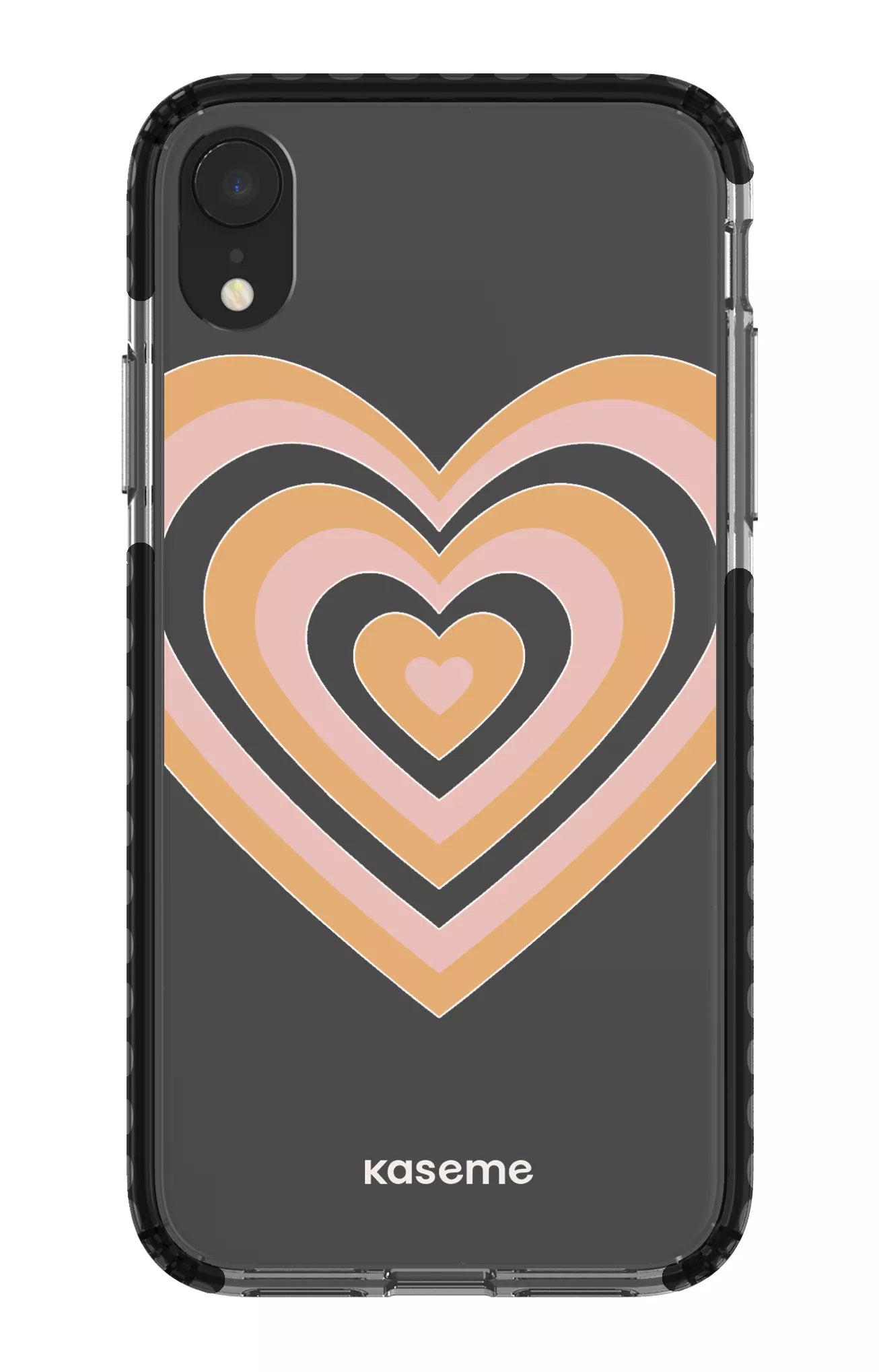 iPhone XR Clear Case - Black Amor Clear Case -