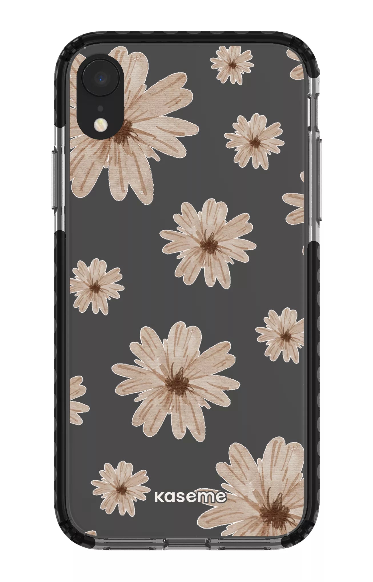 iPhone XR Clear Case - Black Delicate Dreams Clear Case -