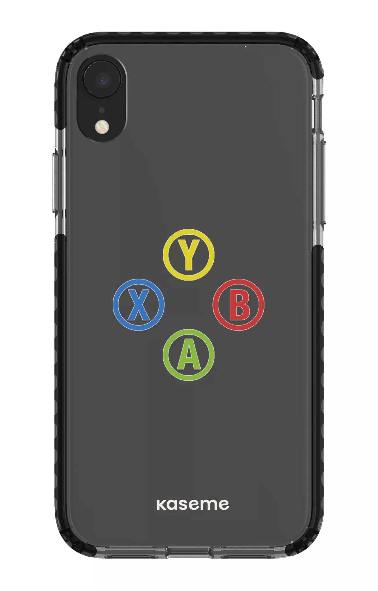 iPhone XR Clear Case - Black Game Clear Case -