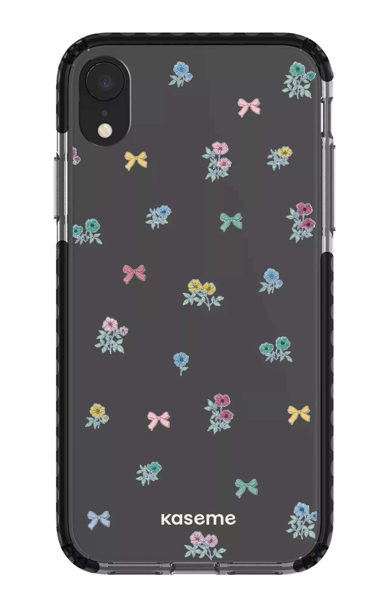 iPhone XR Clear Case - Black Graceful Clear Case -