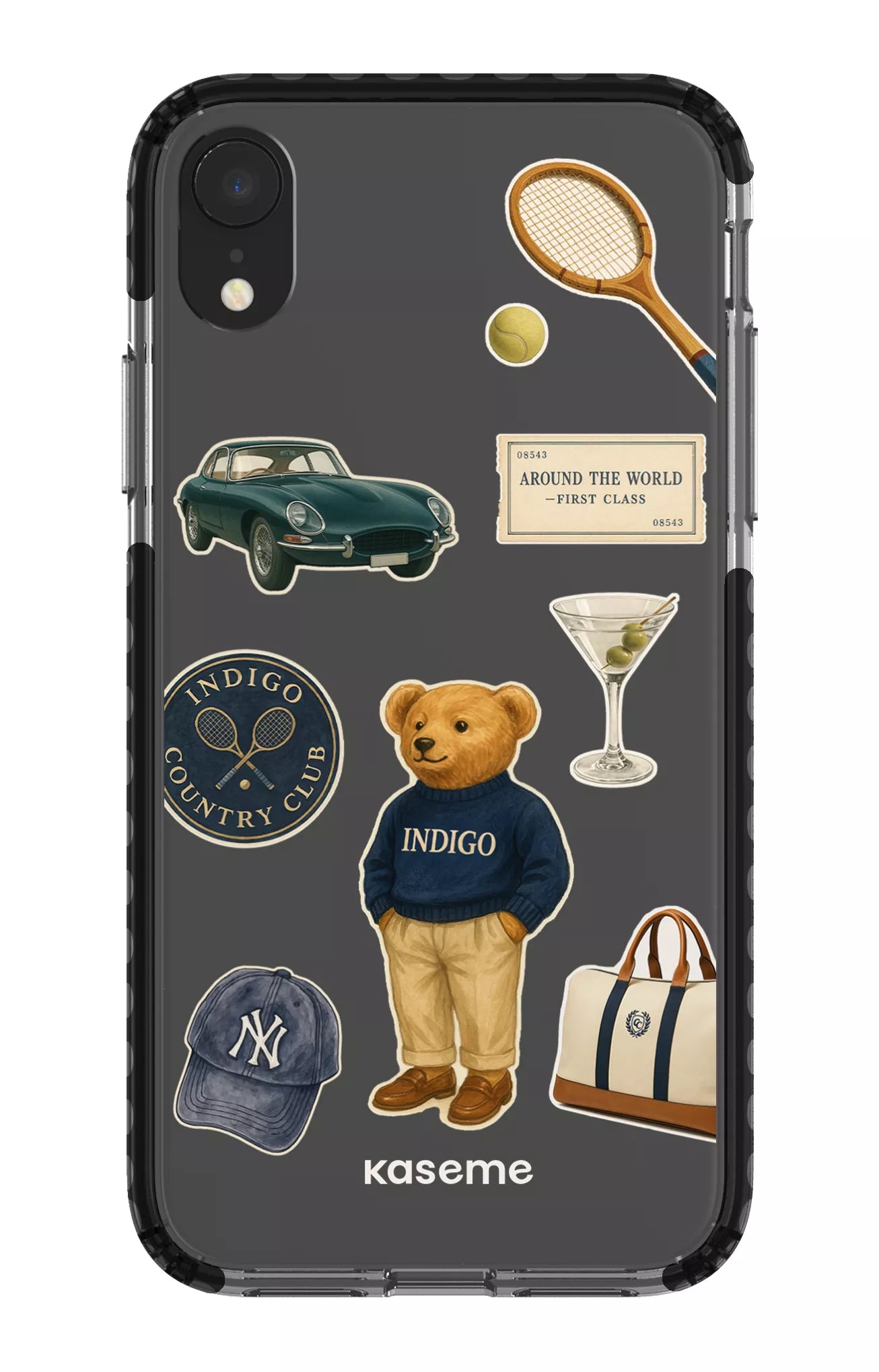 iPhone XR Clear Case - Black Kingsley Clear Case -