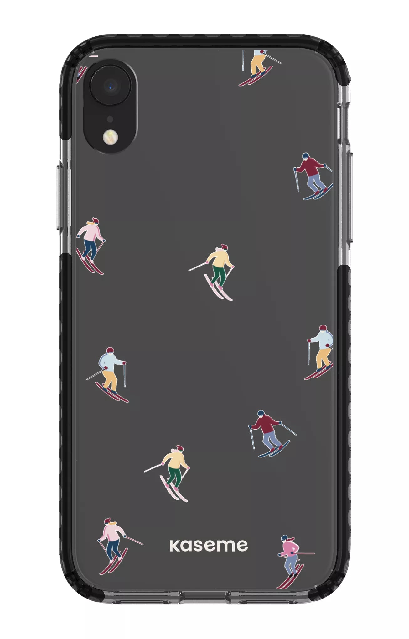 iPhone XR Clear Case - Black Slope Clear Case -