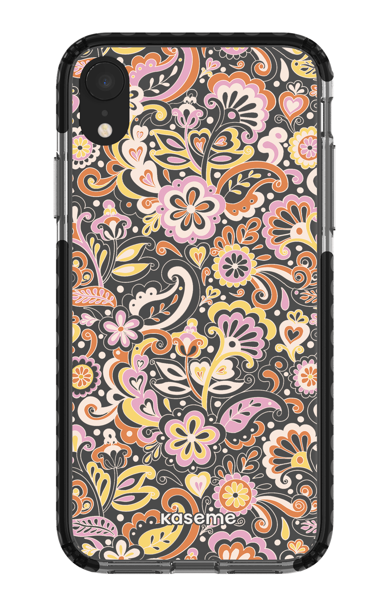 iPhone XR Clear Case - Black Sunbathe Clear Case -