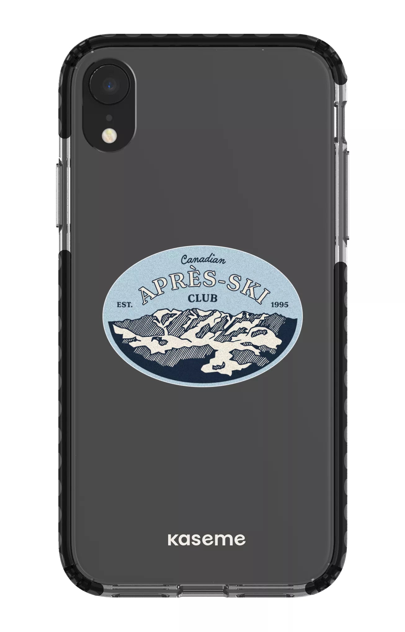 iPhone XR Clear Case - Black Whistler Clear Case -