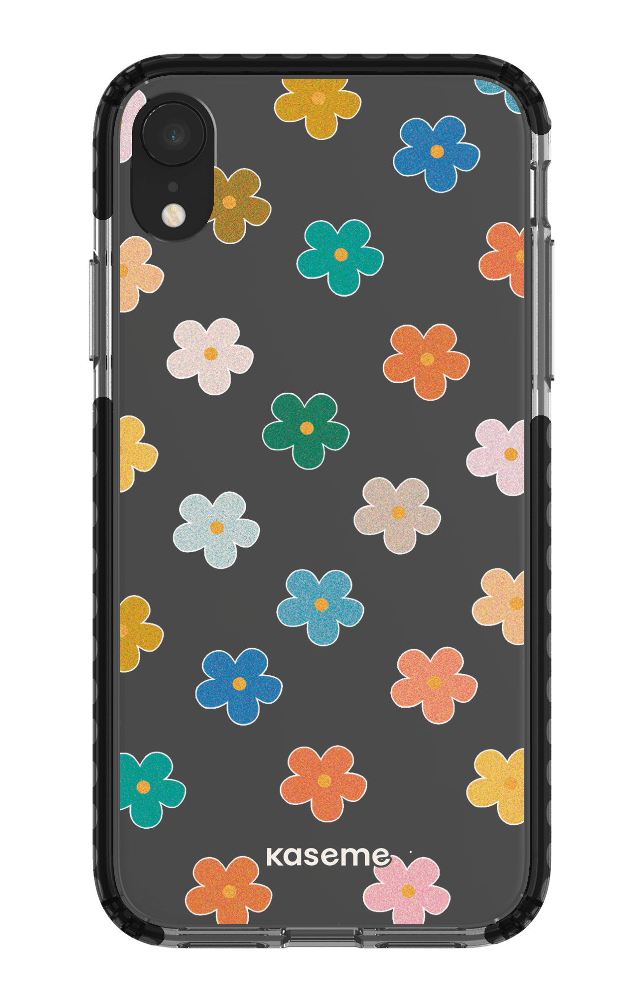 iPhone XR Clear Case - Black Woodstock Clear Case -