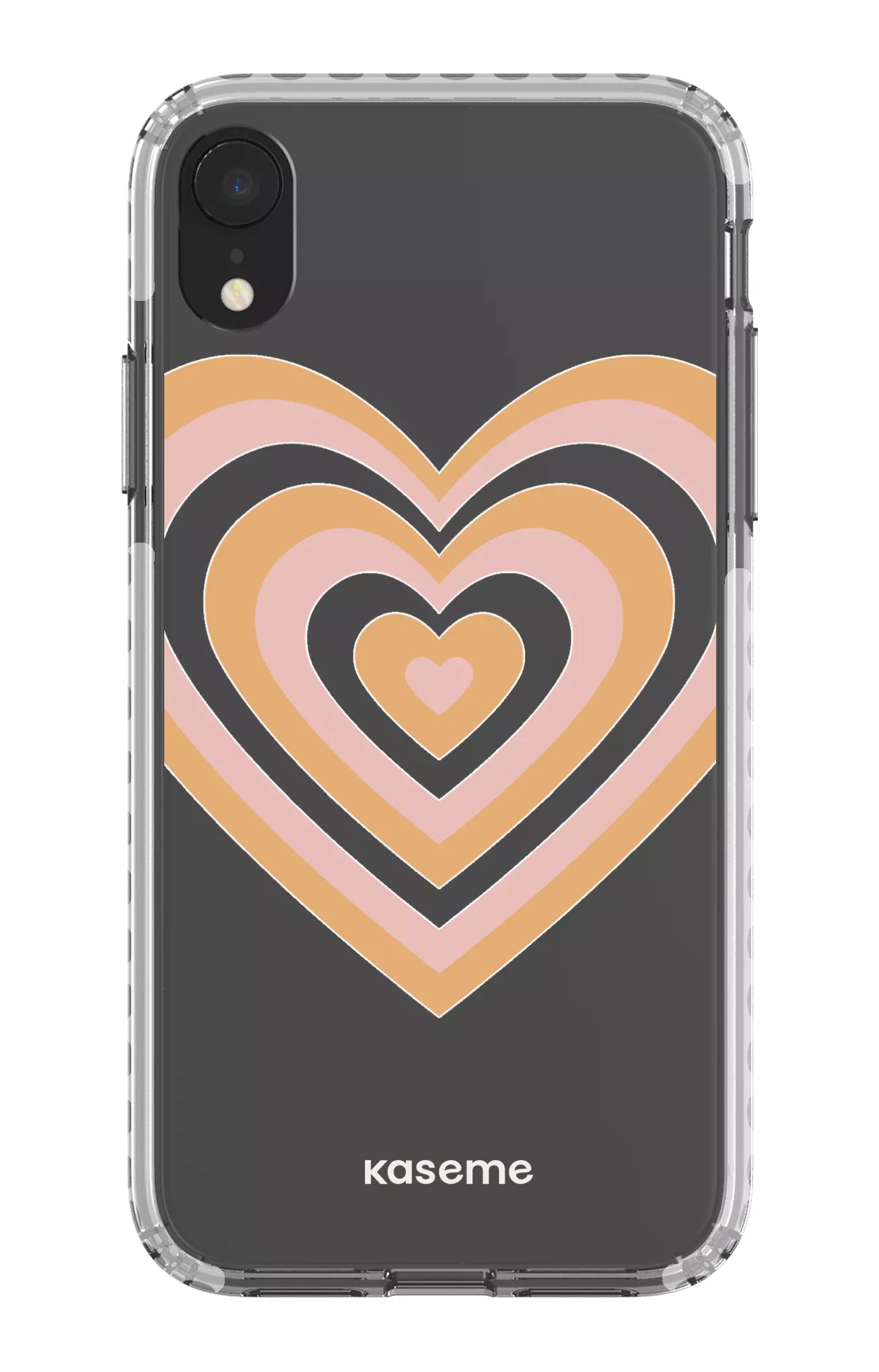 iPhone XR Clear Case - White Amor Clear Case -