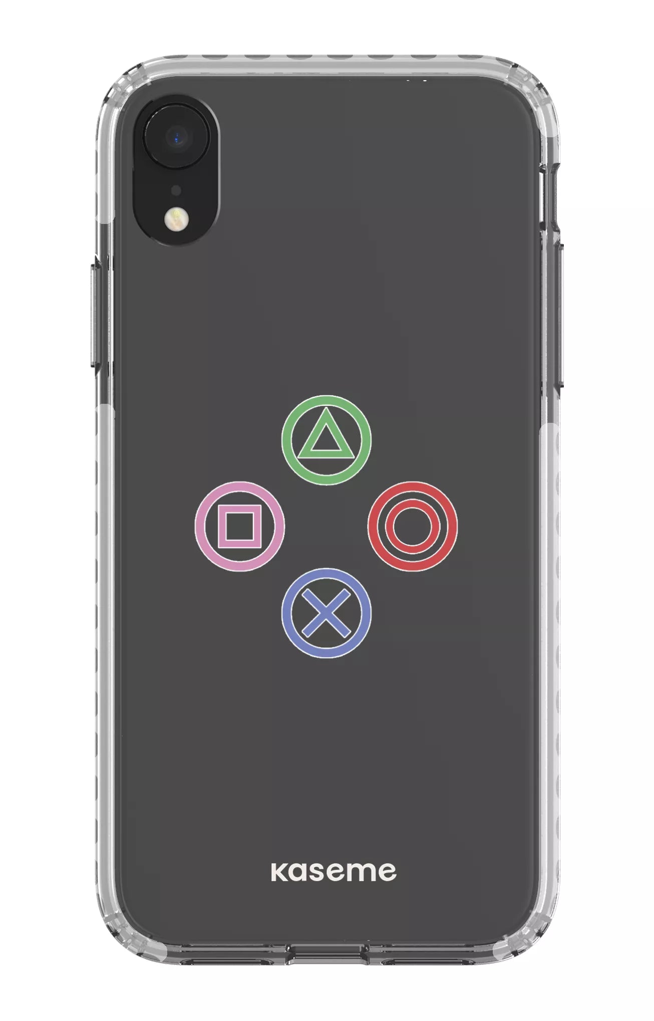 iPhone XR Clear Case - White Console Clear Case -