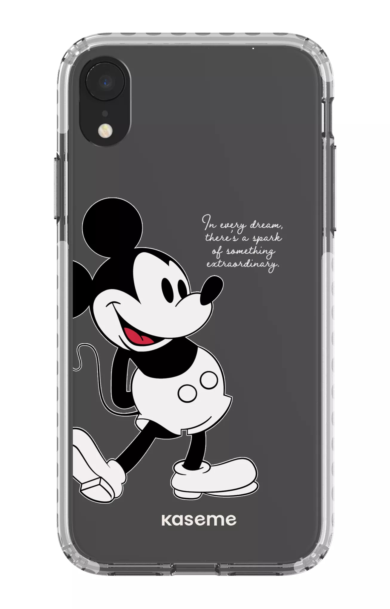 iPhone XR Clear Case - White Dreamscape Clear Case -