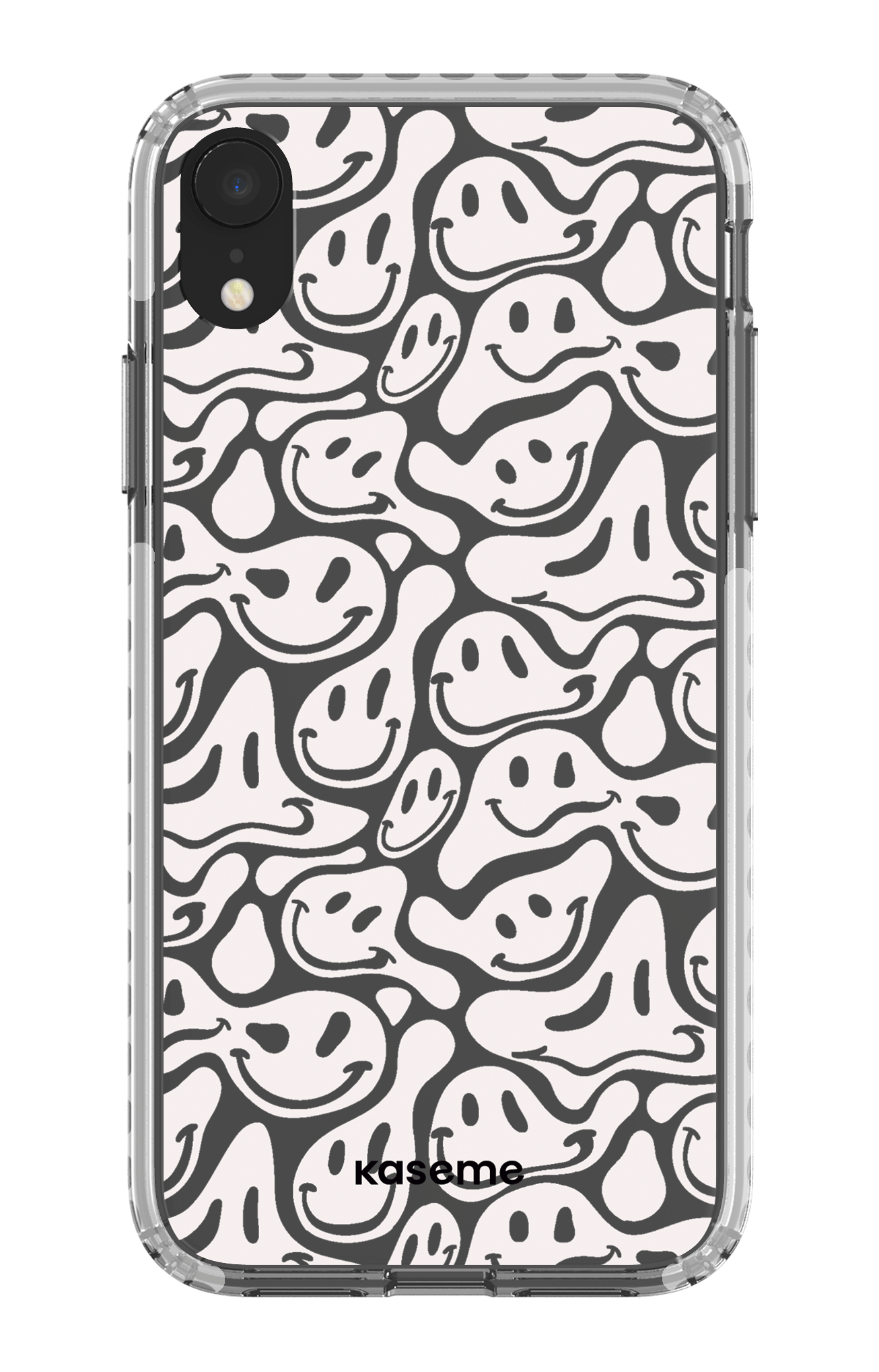 iPhone XR Clear Case - White Dystopia Clear Case -