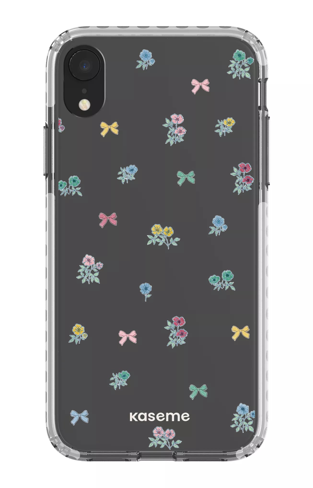 iPhone XR Clear Case - White Graceful Clear Case -