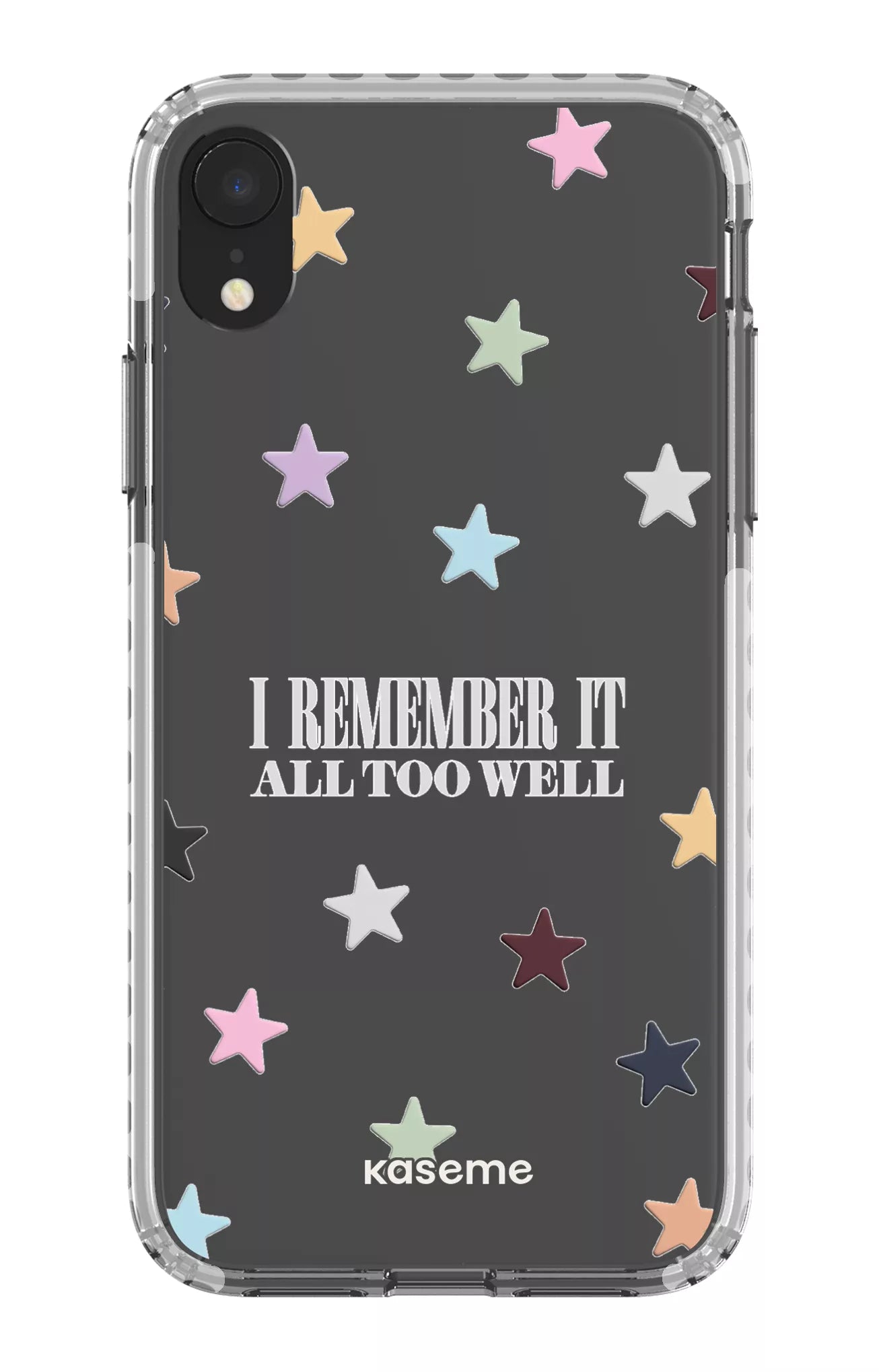 iPhone XR Clear Case - White It Was Rare Clear Case -