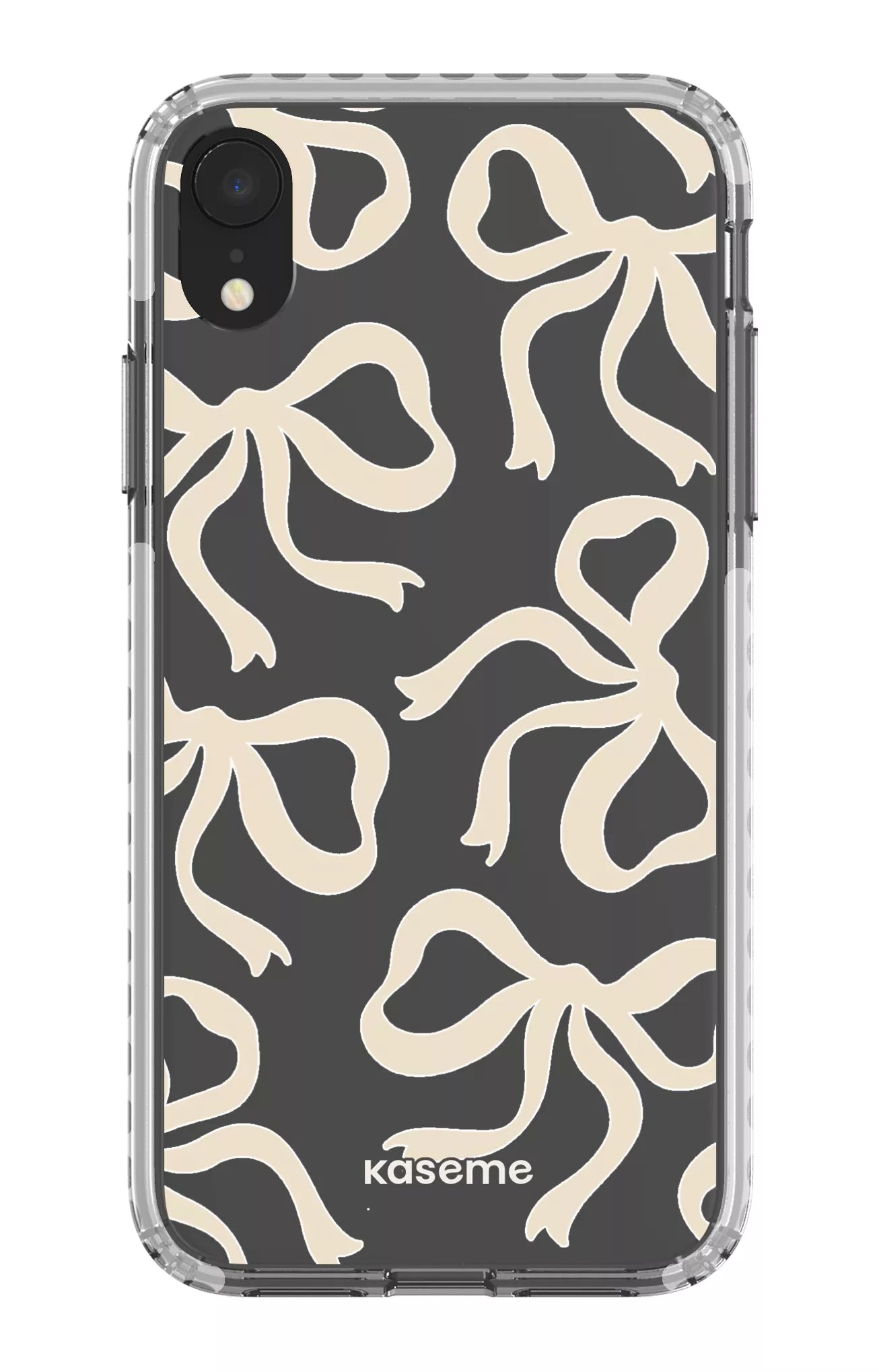 iPhone XR Clear Case - White Lace Clear Case -