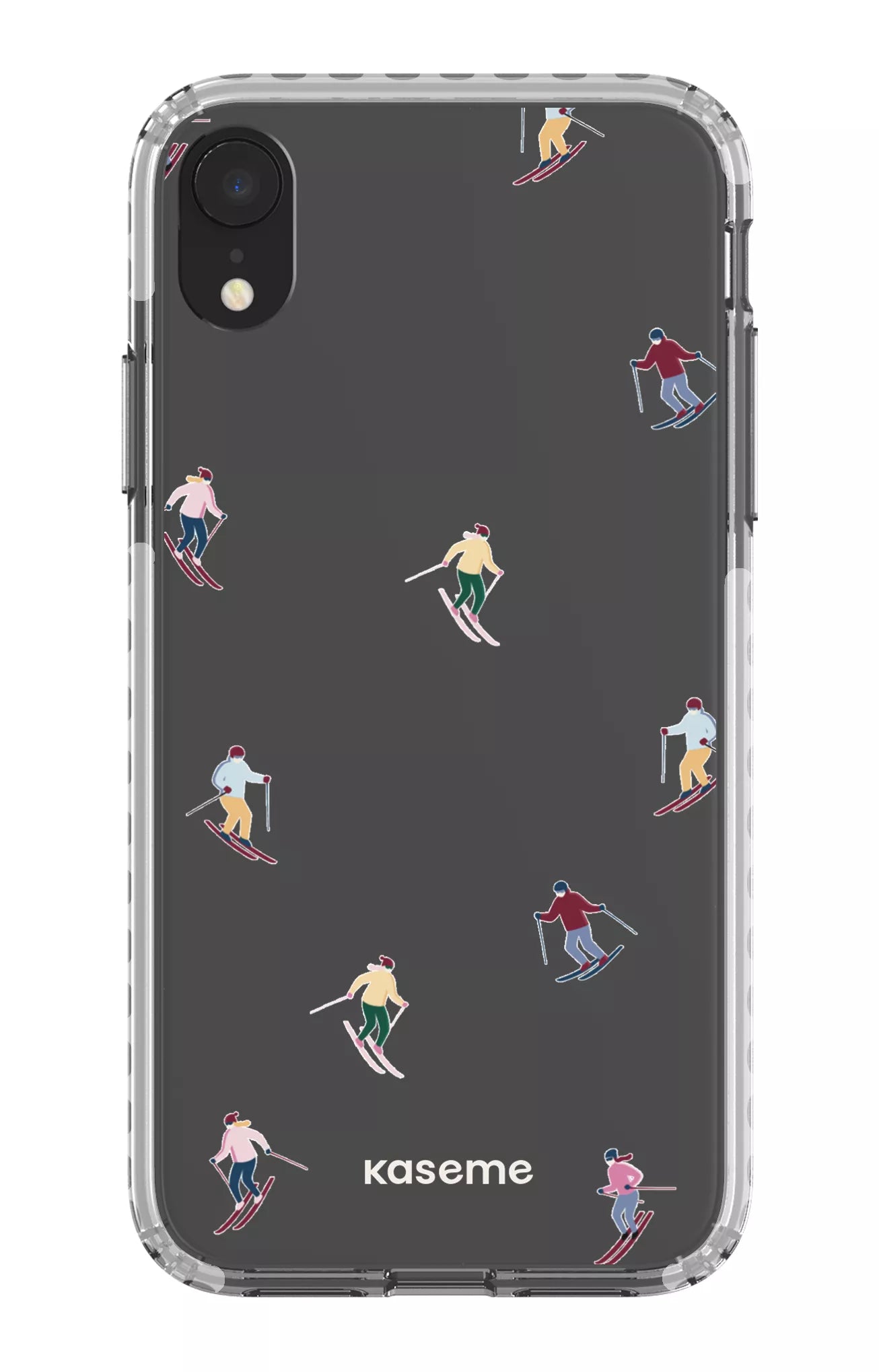 iPhone XR Clear Case - White Slope Clear Case -