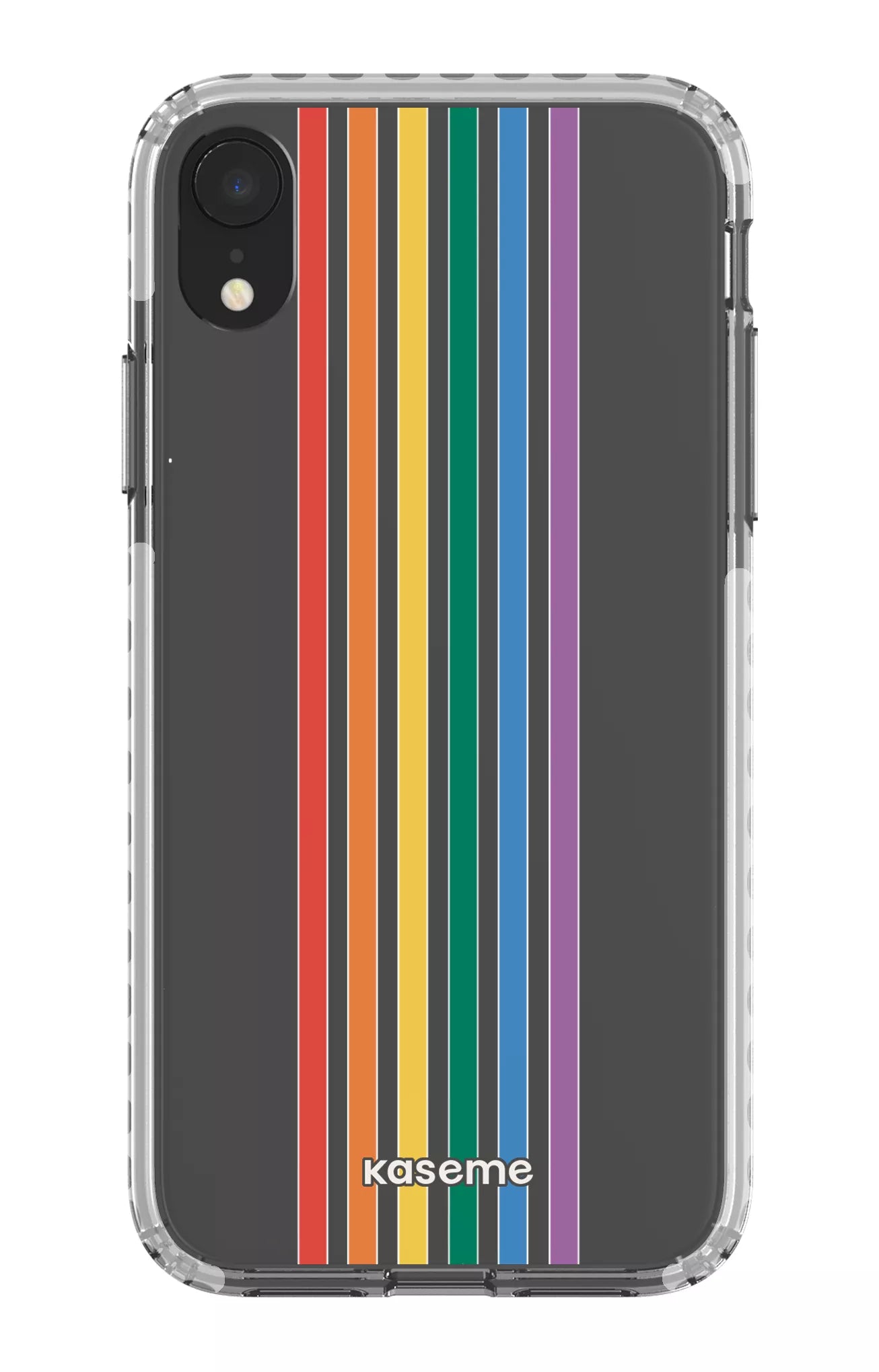 iPhone XR Clear Case - White We're coming out Clear Case -