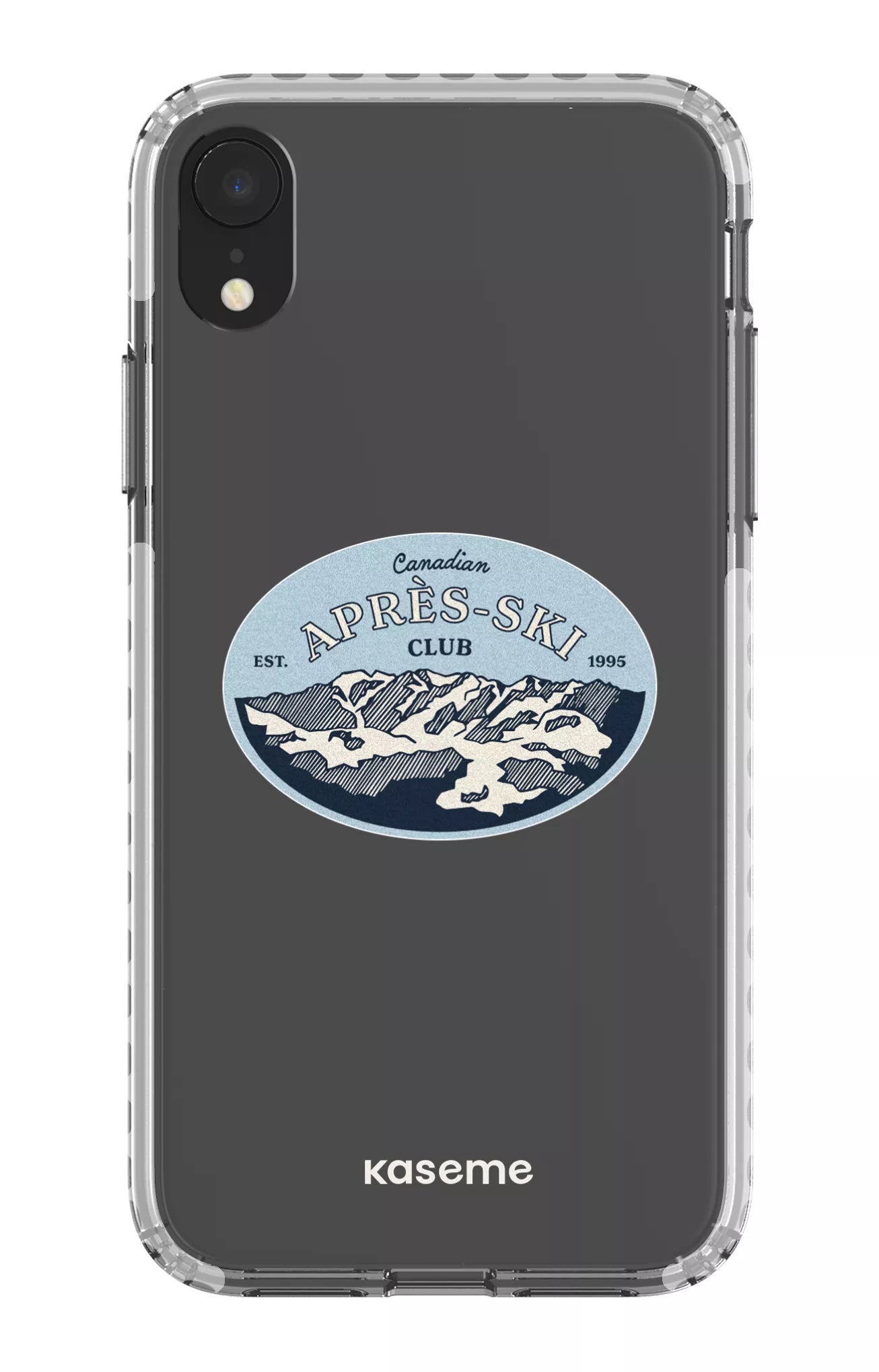 iPhone XR Clear Case - White Whistler Clear Case -