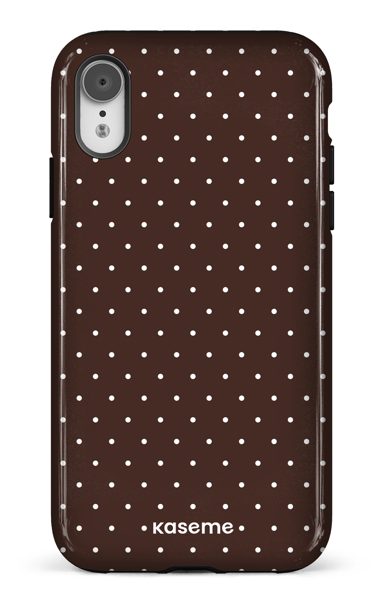 iPhone XR Tough Ditsy Brown -