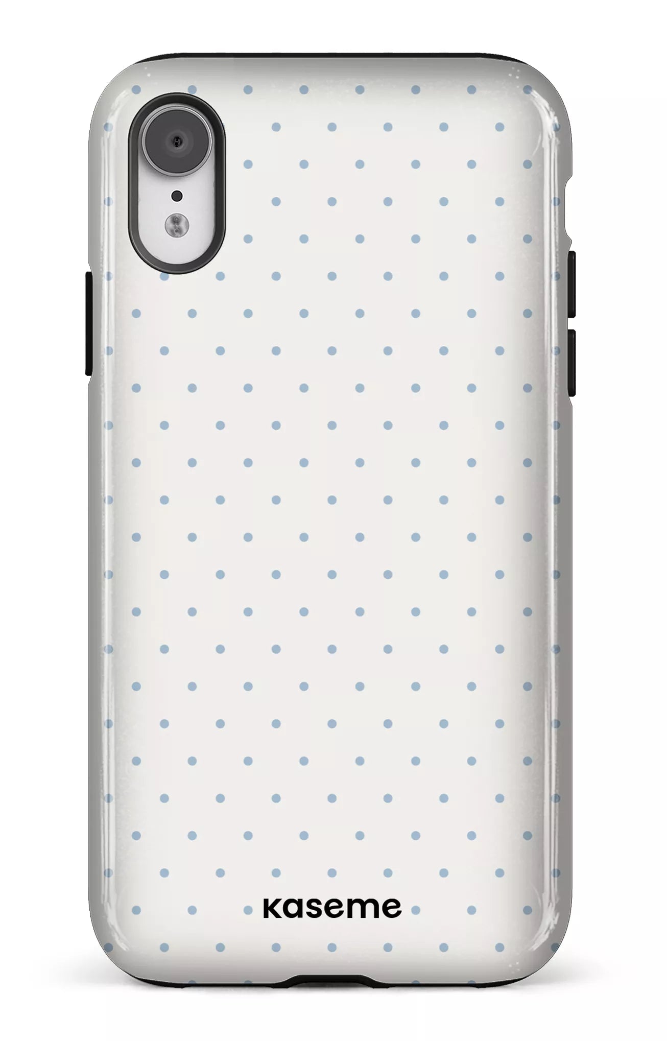 iPhone XR Tough Ditsy White & Blue -