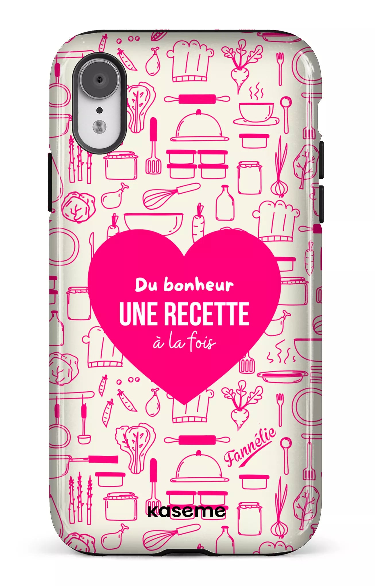 iPhone XR Tough Du bonheur une recette à la fois -