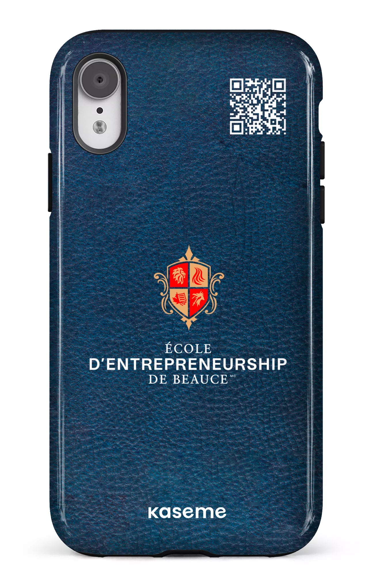 iPhone XR Tough EEB Bleu QR -